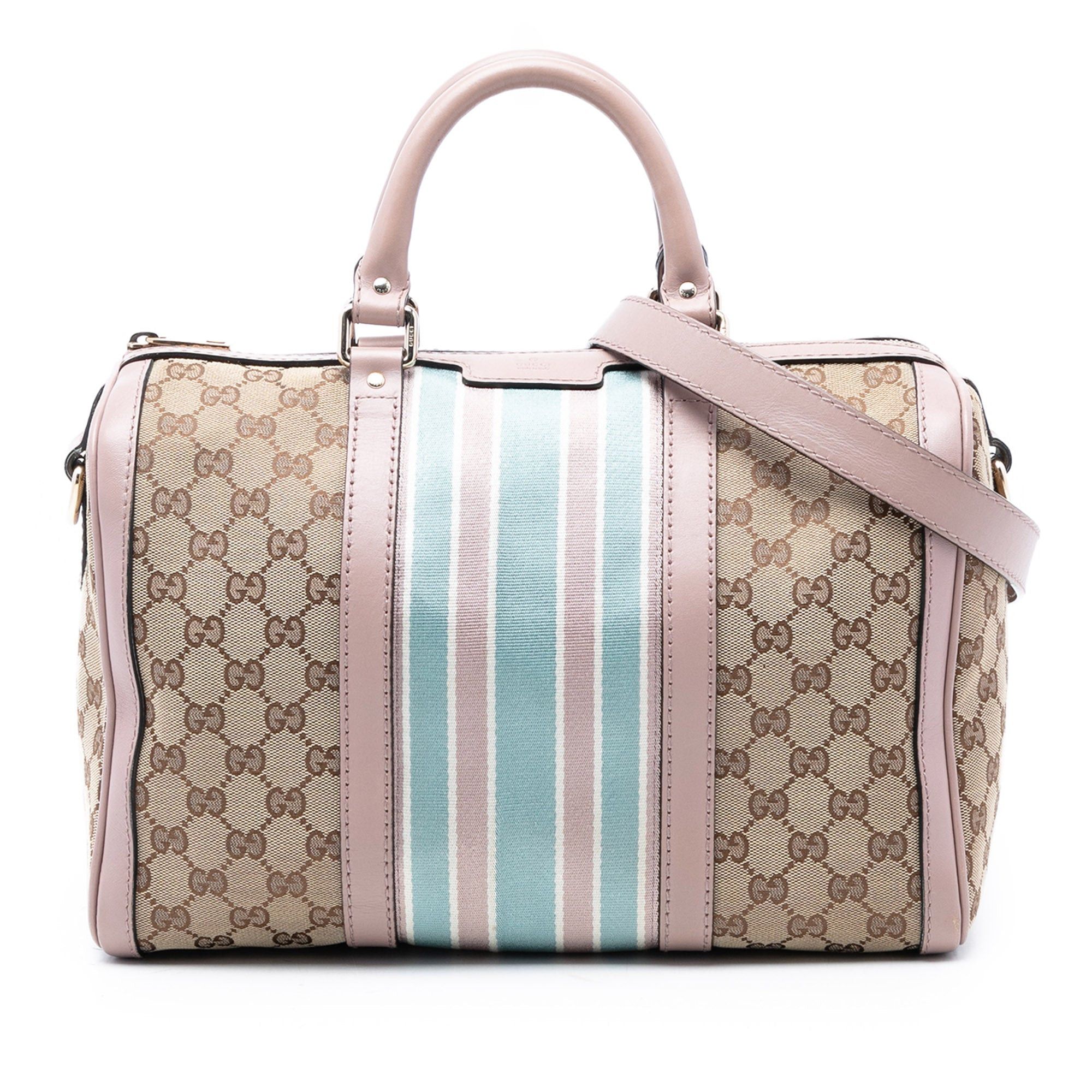 Gucci Medium GG Canvas Web Joy Boston Bag Size ONE SIZE - 1 Thumbnail