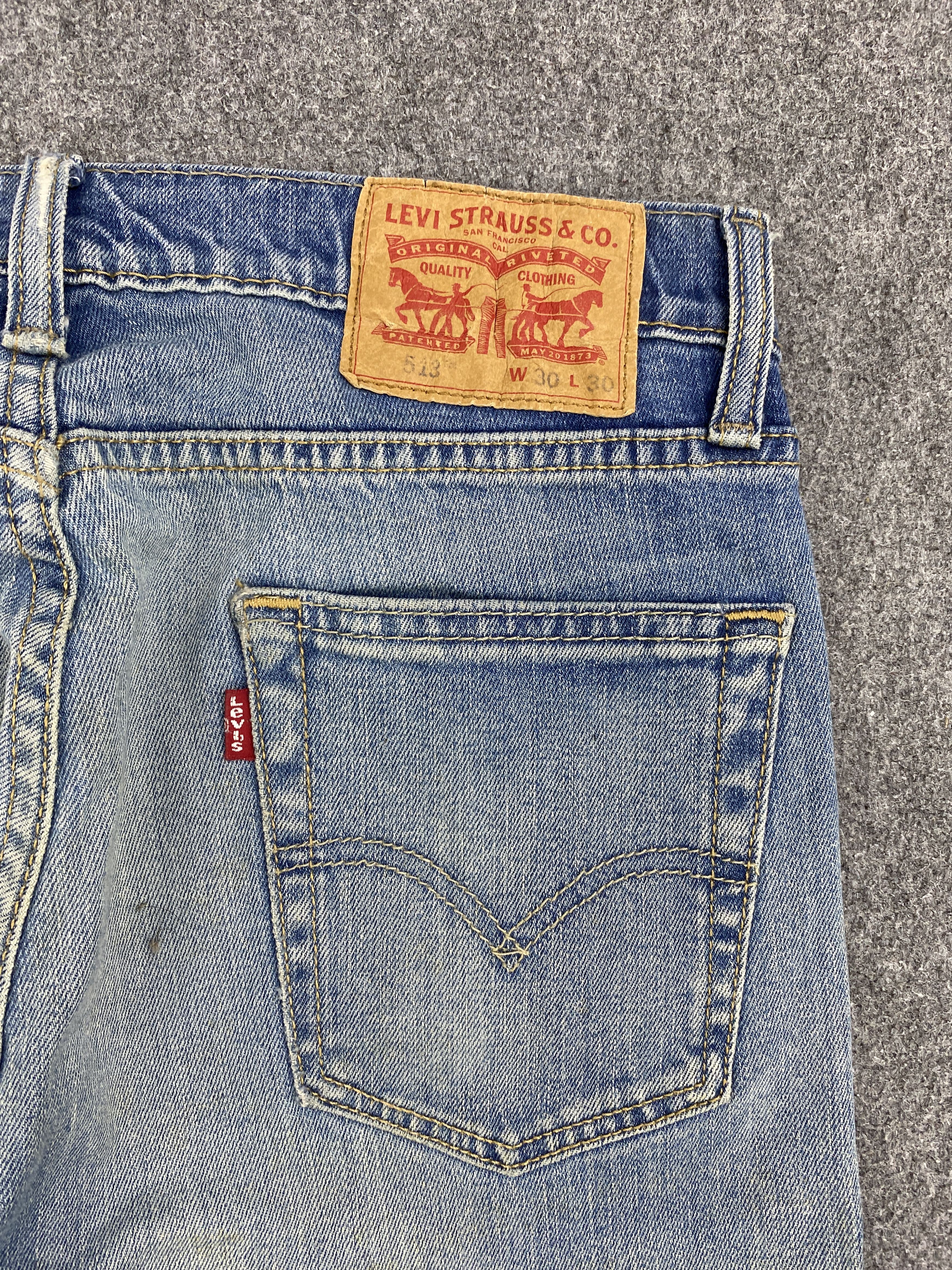 Levi's × Vintage Vintage Levis 513 Light Washed Jeans Size US 30 / EU 46 - 13 Thumbnail