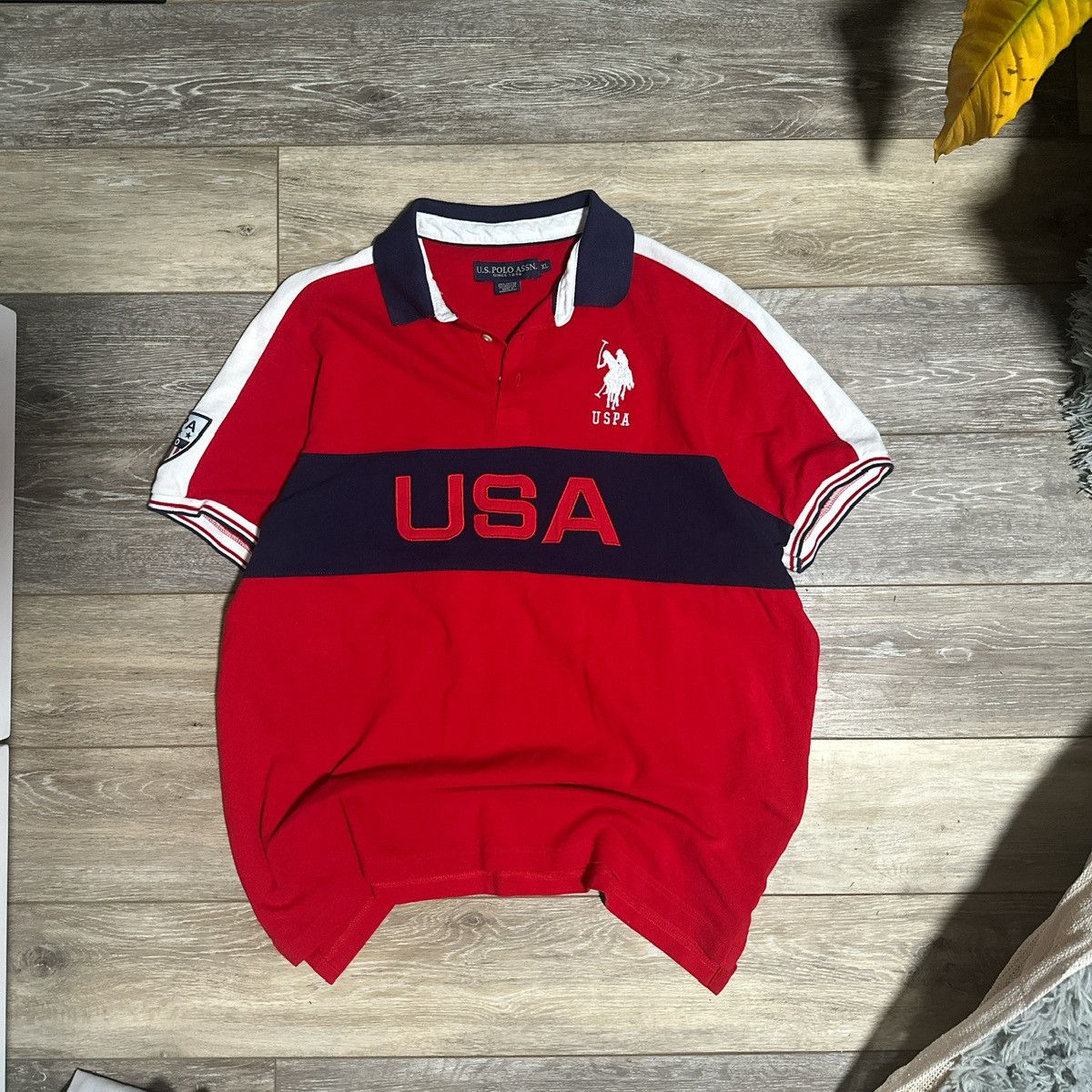 U.S. Polo Assn. × Vintage 90s USA/USPA Polo Size US XL / EU 56 / 4 - 1 Thumbnail