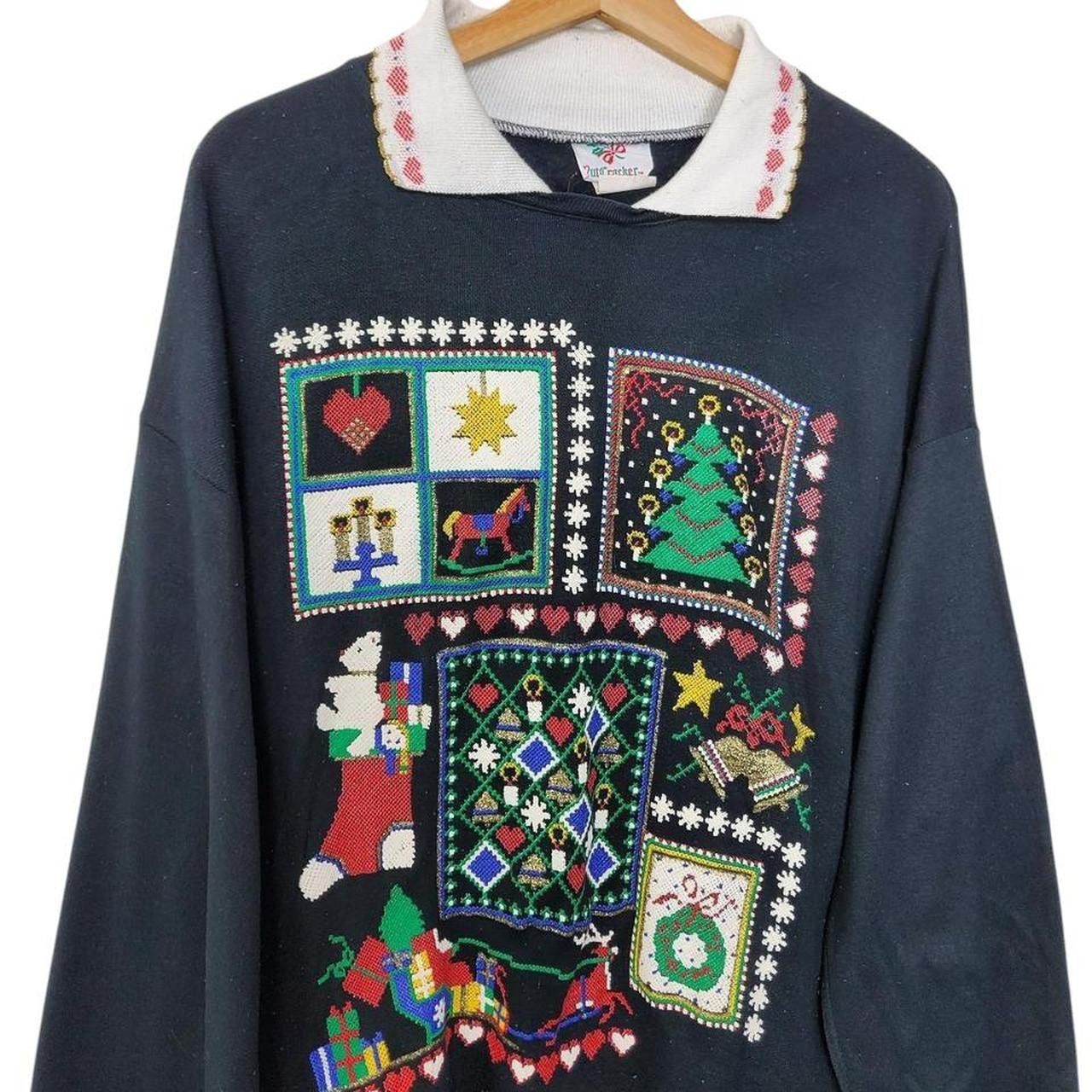 Vintage Vintage Christmas sweatshirt size L Size US L / EU 52-54 / 3 - 2 Thumbnail