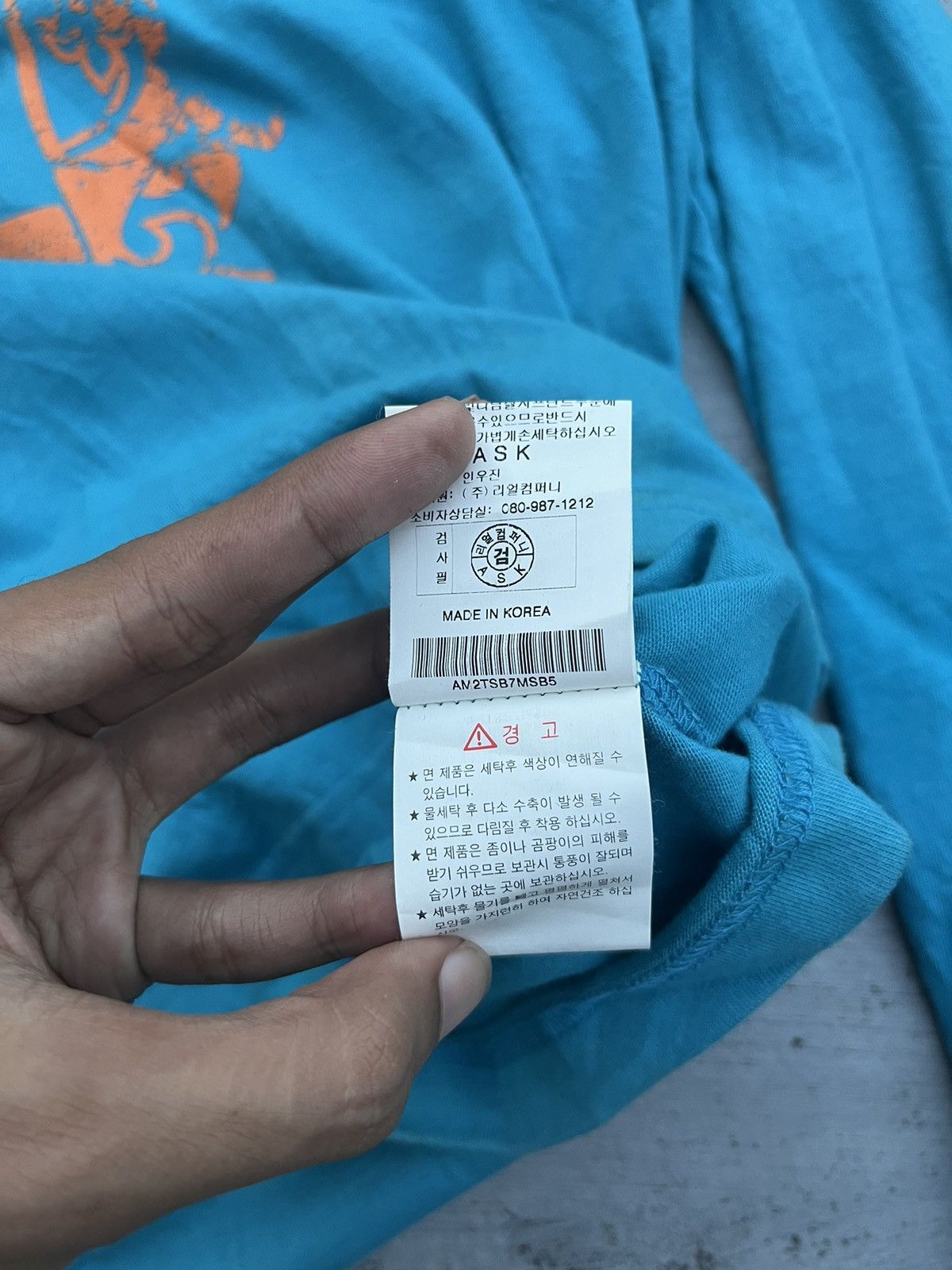 If Six Was Nine × Japanese Brand × Le Grande Bleu (L.G.B.) JAPANESE Y2K ASK ENQUIRED V NECK LONGSLEEVE Size US M / EU 48-50 / 2 - 2 Thumbnail