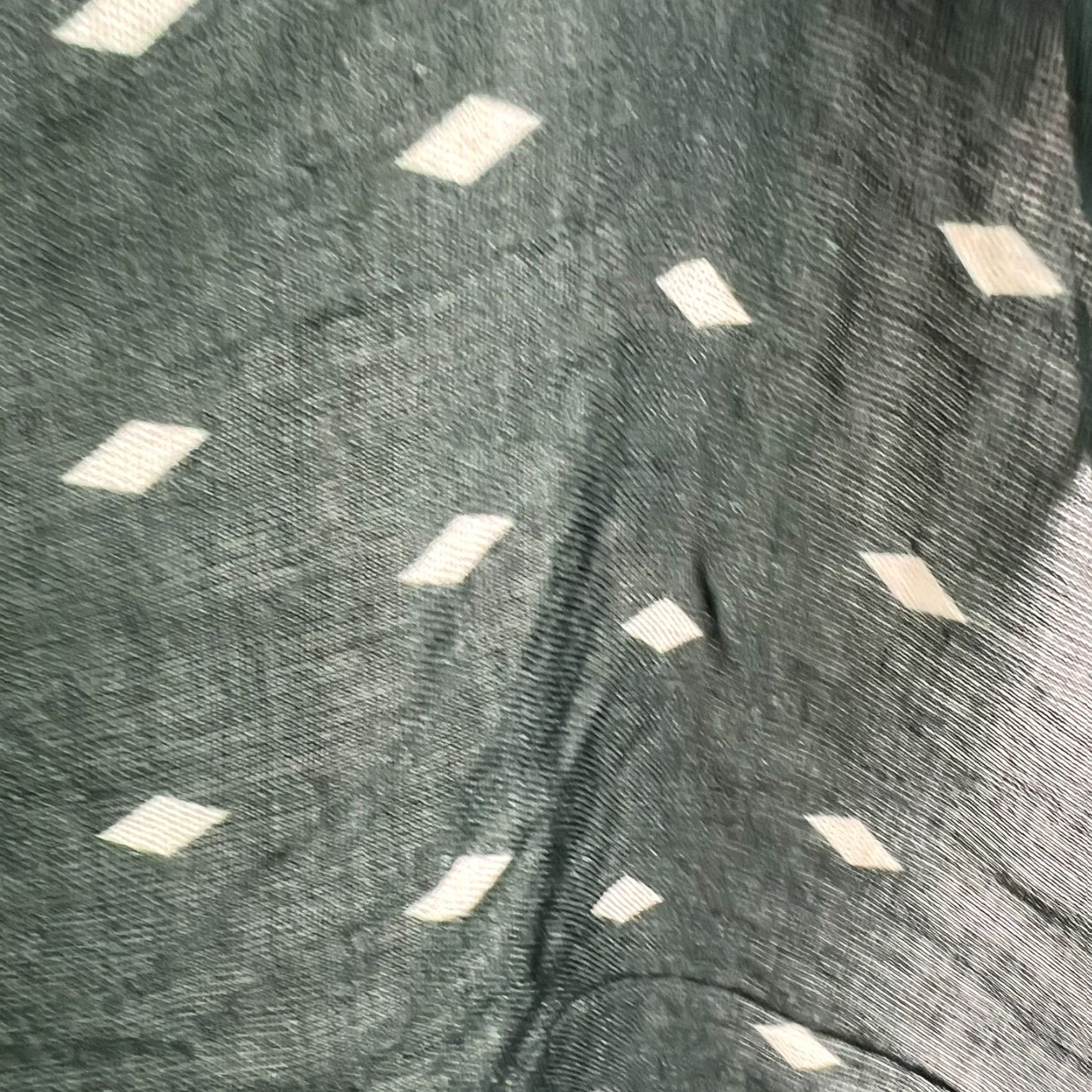 Vintage VINTAGE Agnes & Dora Women Scarf Square Neckerchief 26 Inch Green Geometric Classic 20X20 inch Size ONE SIZE - 4 Thumbnail