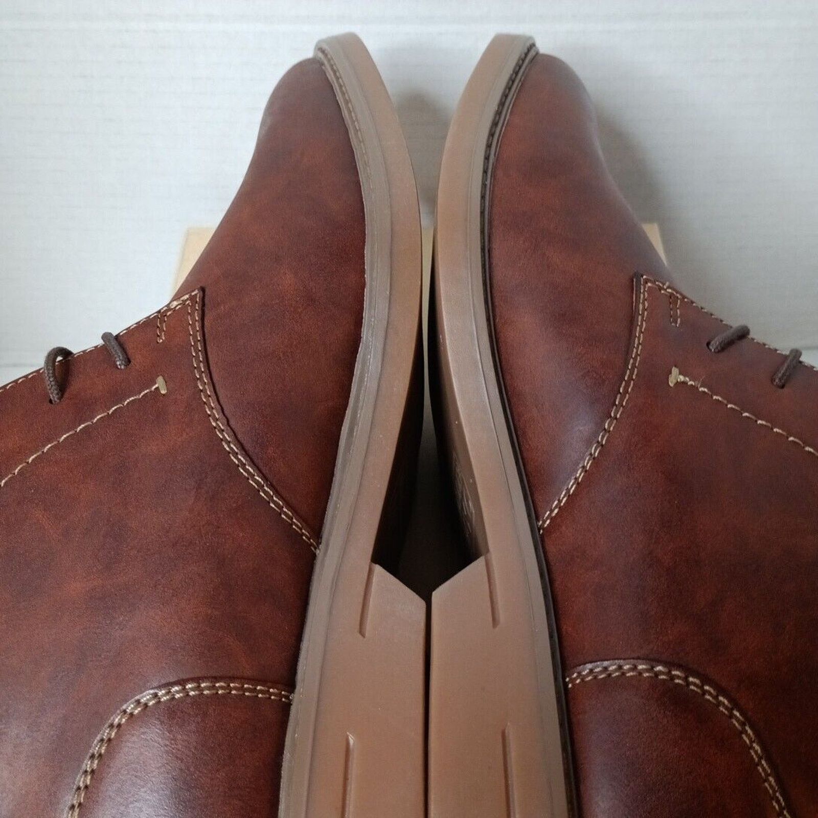 Other Madden NYC Men Adam Chukka Dress Boots Leather Brown Sz 9.5 Size US 9.5 / EU 42-43 - 8 Thumbnail