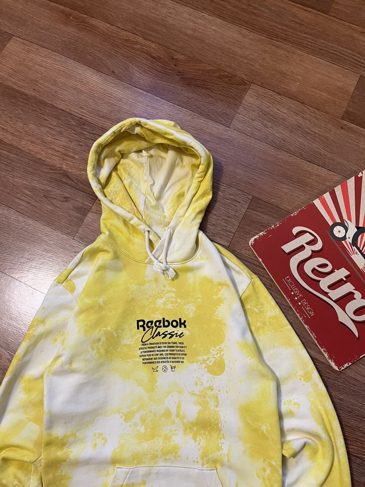 Reebok Reebok Classics Allover Print Hoodie Size US S / EU 44-46 / 1 - 2 Thumbnail