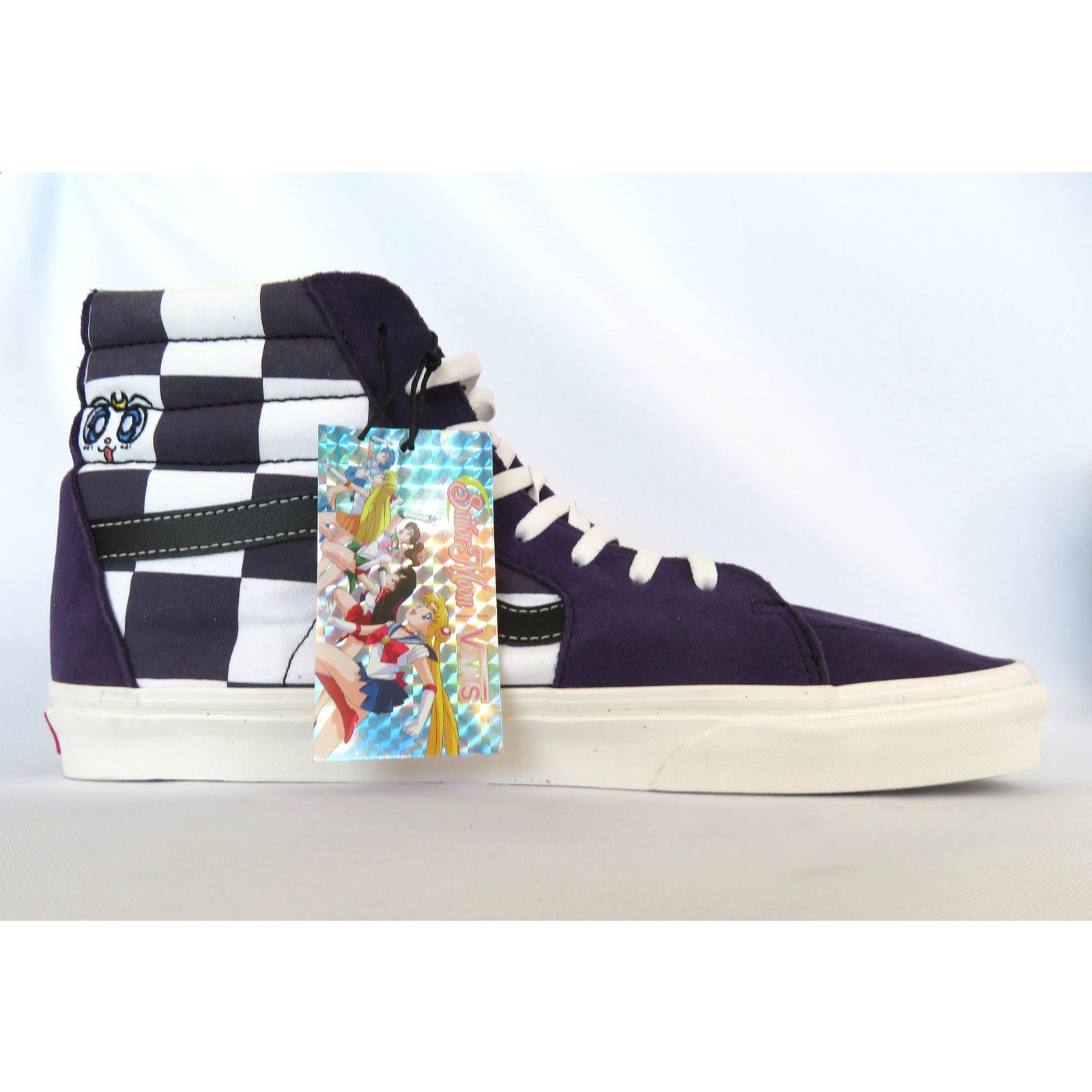 Vans New VANS Off The Wall Sailor Moon Purple Hi Top Sk8 Sneakers Size US 12 / EU 45 - 5 Thumbnail