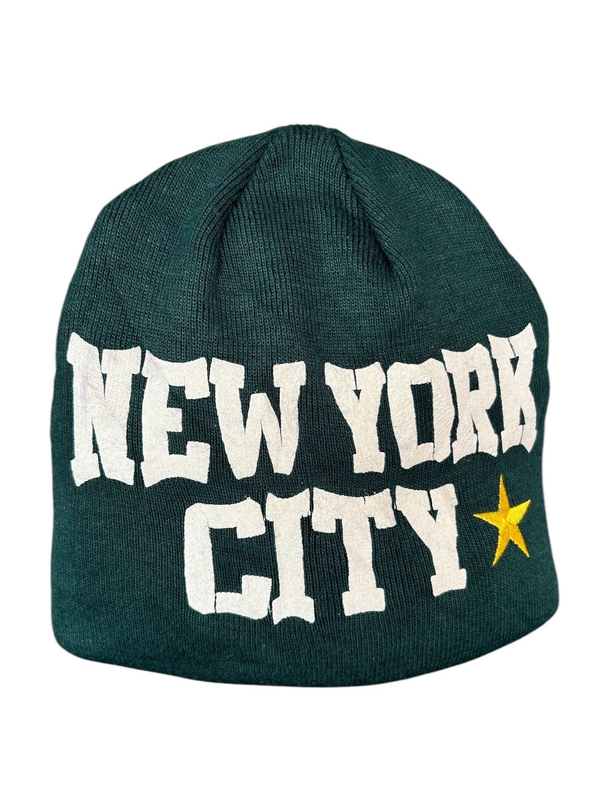 Japanese Brand × Kapital × Vintage New York City big Logo Big Beanie Hats Rare ☠️☠️ Size ONE SIZE - 1 Thumbnail