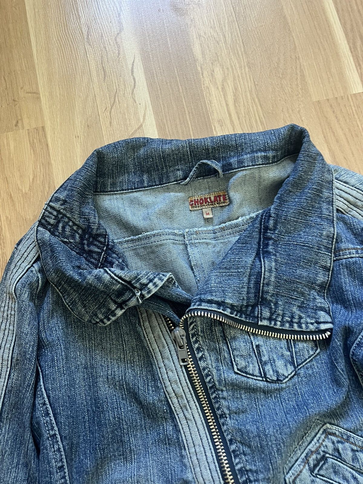If Six Was Nine × Le Grande Bleu (L.G.B.) Vintage if six was nine style archive denim jacket 90s punk Size M / US 6-8 / IT 42-44 - 5 Thumbnail