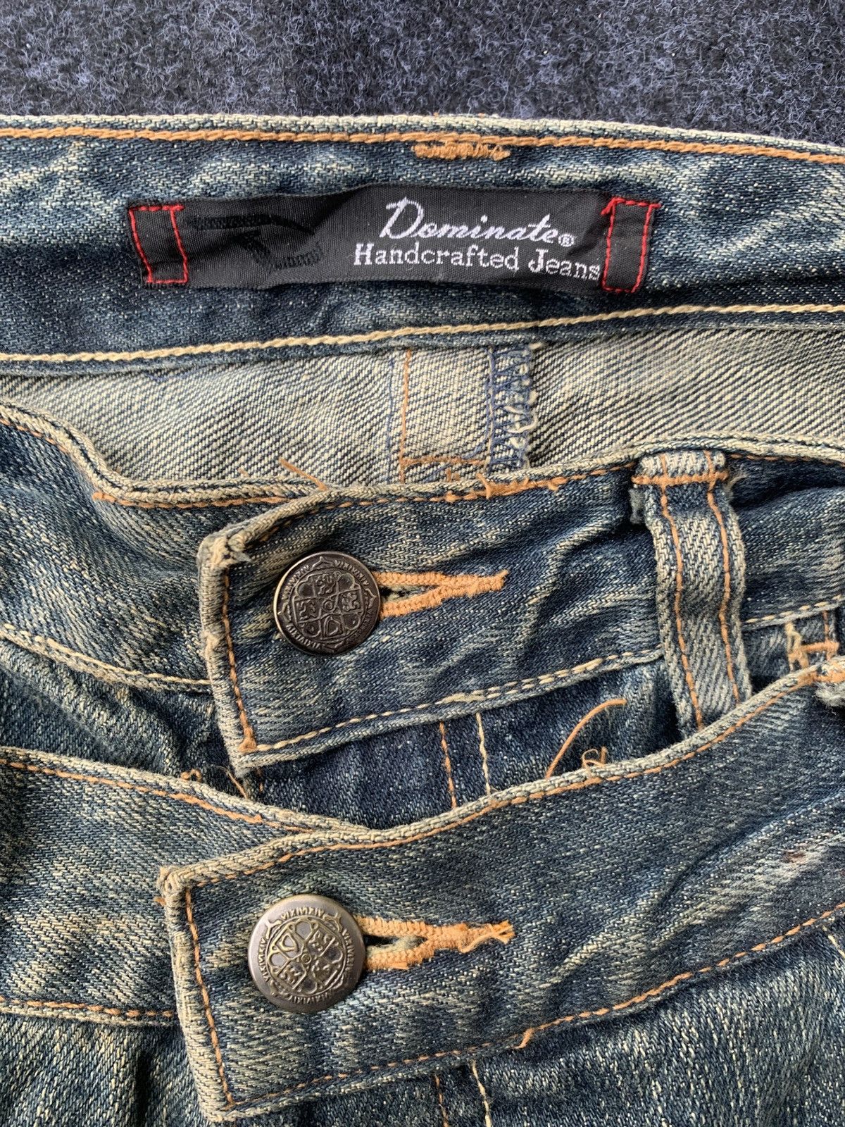 Japanese Brand Vintage Dominate double waist short pants Size US 33 - 3 Thumbnail