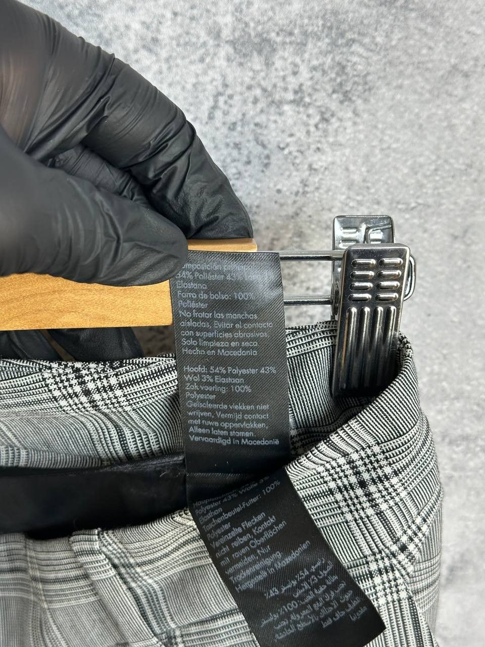 Jigsaw Jigsaw Check Pants Plaid Straight Leg Trousers Wool Blend Size 27" / US 4 / IT 40 - 12 Thumbnail