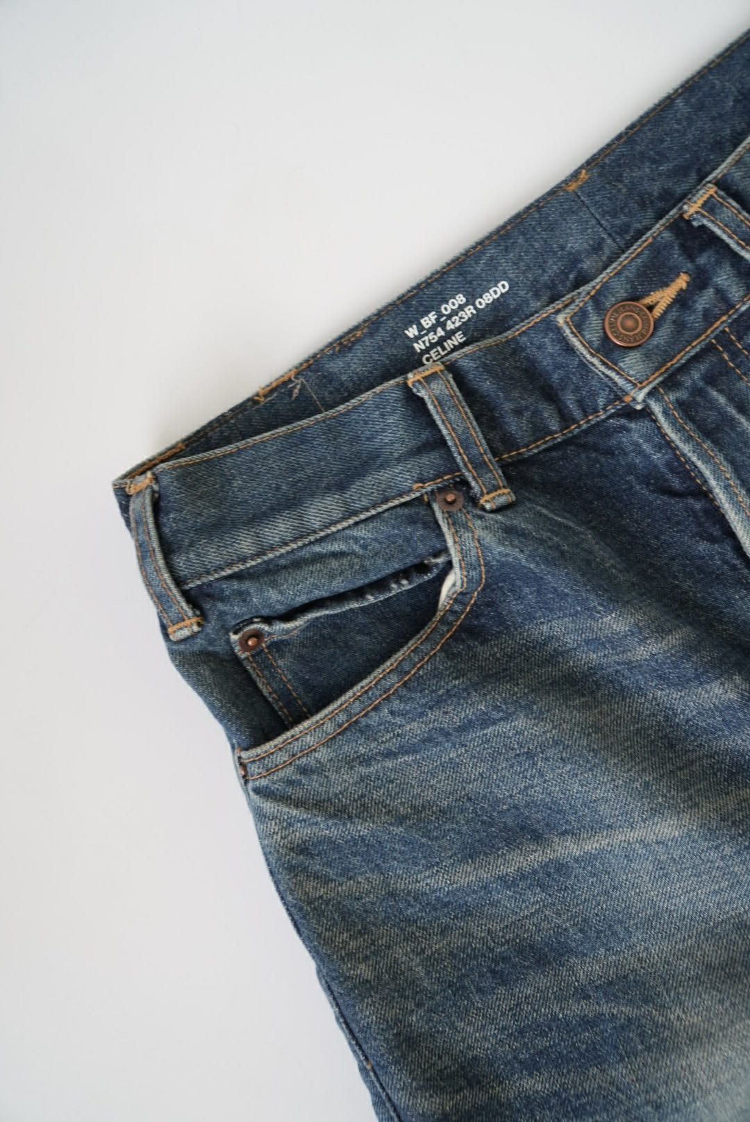 Celine Celine - hedi slimane Straight Fit Jeans Size US 28 / EU 44 - 3 Thumbnail