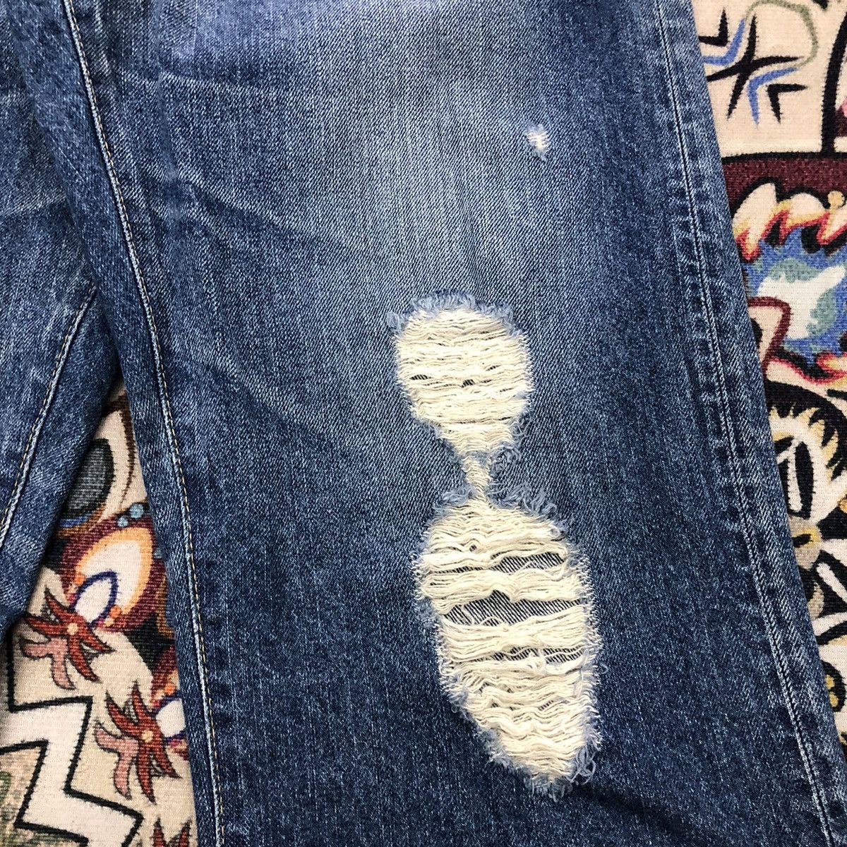 Edwin Edwin 505 Ragged Selvedge Regular Denim Jeans Size US 30 / EU 46 - 5 Thumbnail