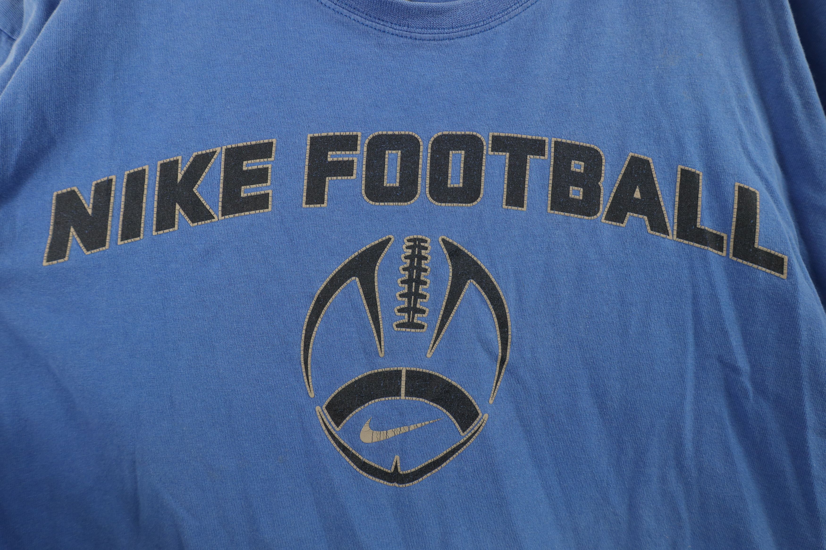 Nike Vintage Y2K Nike Football Travis Scott Center Swoosh T-Shirt Size US L / EU 52-54 / 3 - 4 Thumbnail