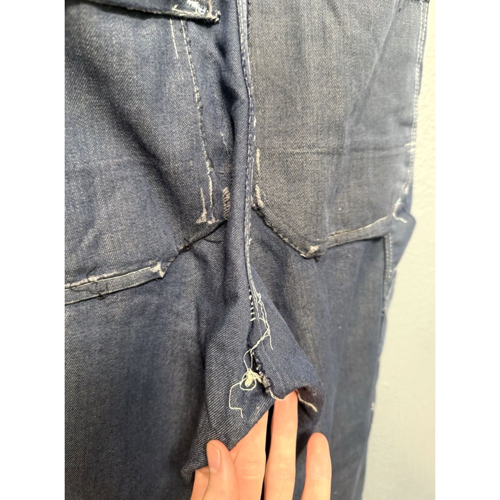 Sears VINTAGE Sears Sanforized Blue Cotton Men’s Carpenter Pants Sz 30 Size US 30 / EU 46 - 3 Thumbnail