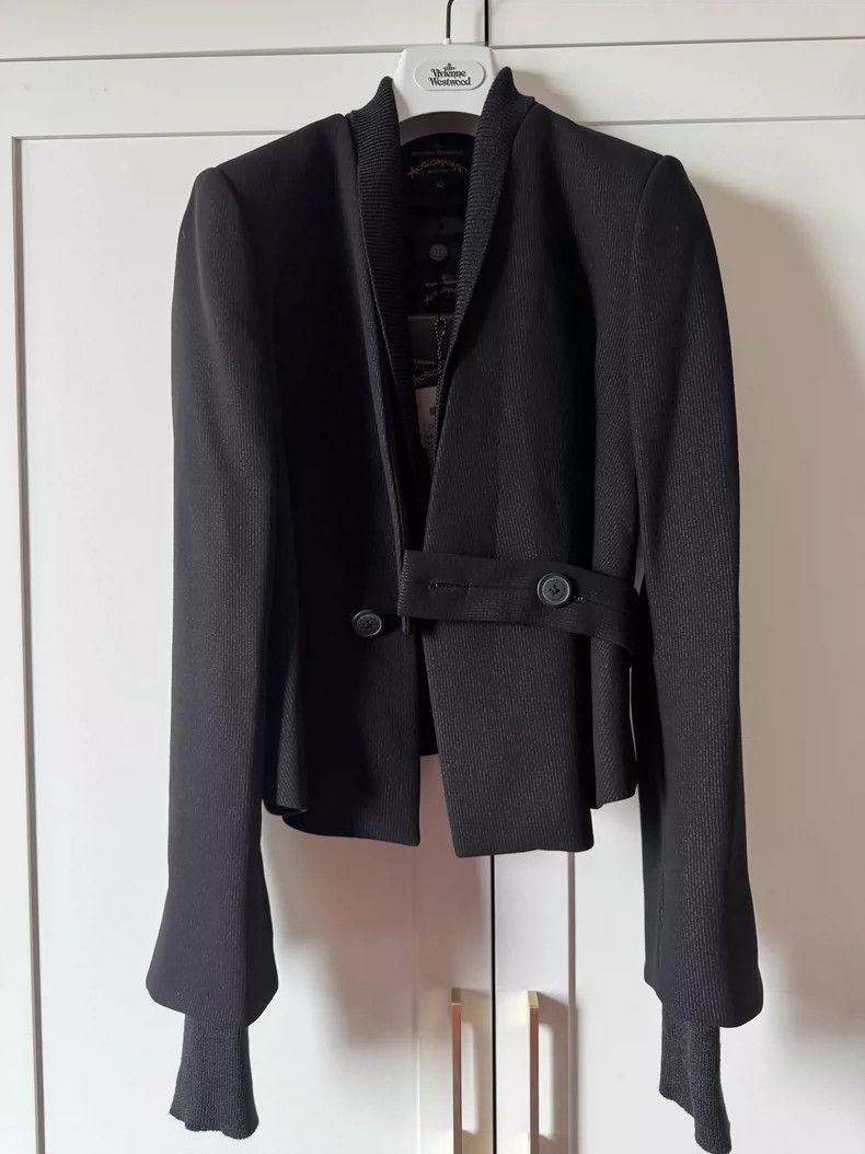 Vivienne Westwood Vivienne Westwood size42 Black waistband sleeve design thic Size S / US 4 / IT 40 - 3 Thumbnail
