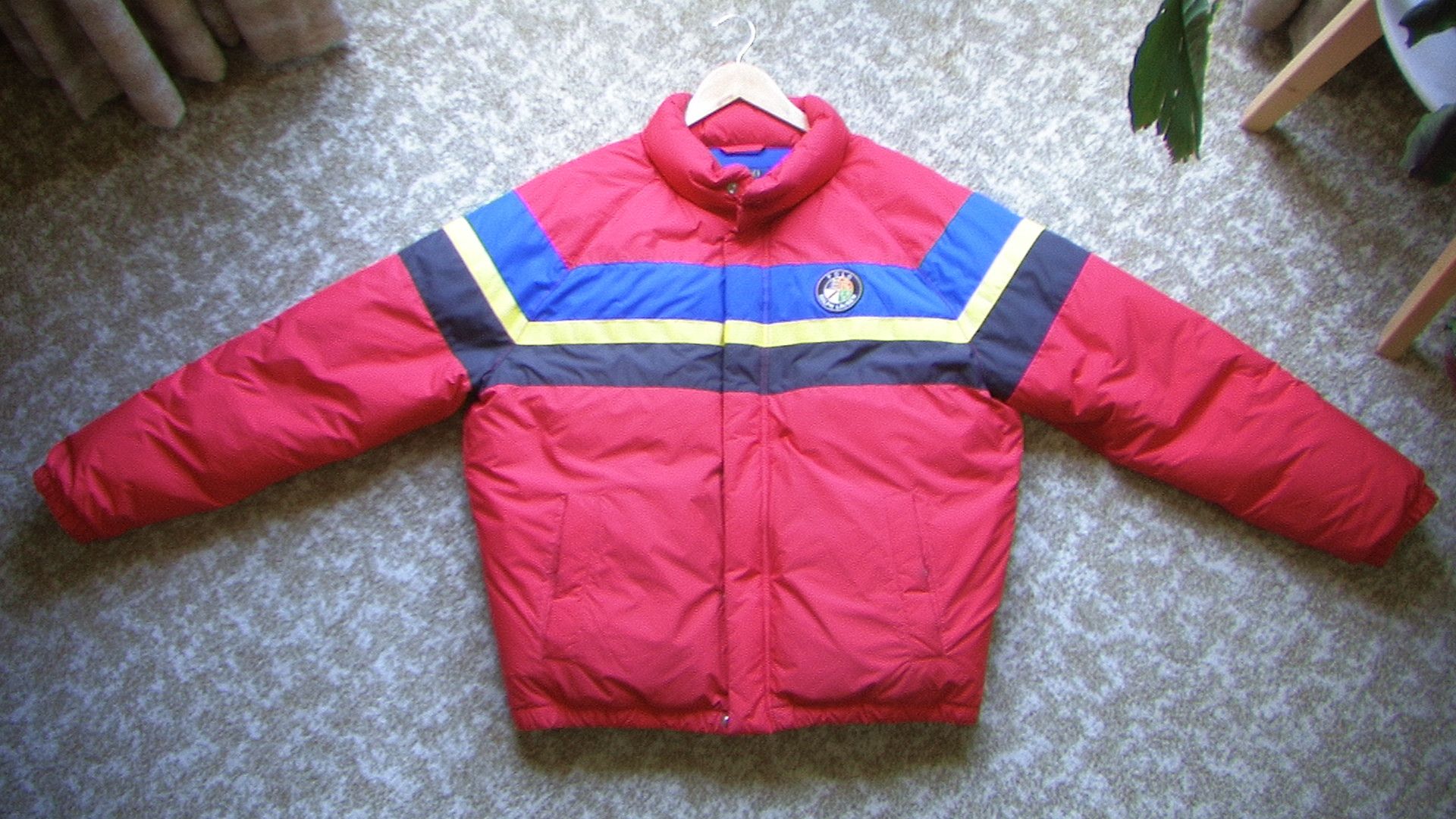 Ralph Lauren POLO RALPH LAUREN COOKIE STRIPED DOWN PUFFER JACKET XL Size US M / EU 48-50 / 2 - 5 Thumbnail