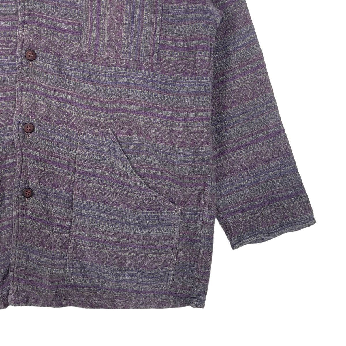 45rpm × Japanese Brand × Vintage 💥80s YASHODA BORO INSPIRED KAPITAL BUTTON JACKET Size US L / EU 52-54 / 3 - 4 Thumbnail