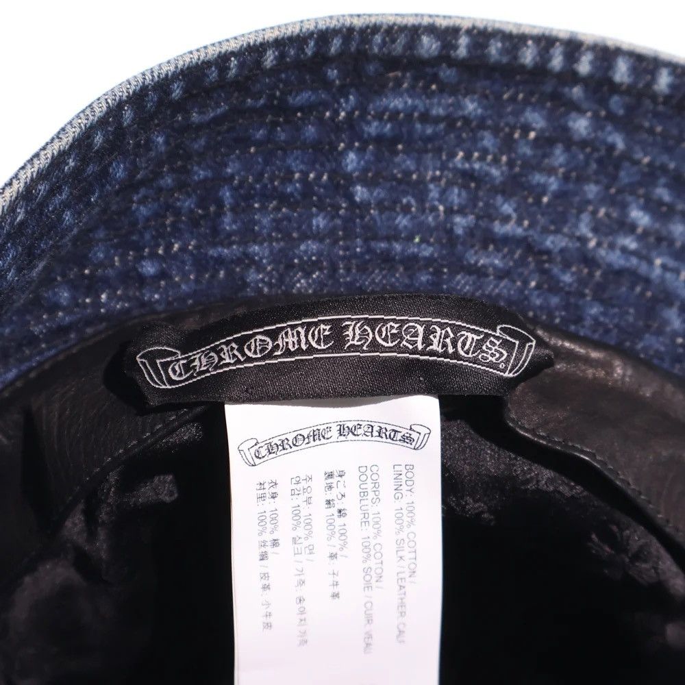 Chrome Hearts Chrome Hearts Dagger Cross Patch Denim Bucket Hat Size ONE SIZE - 8 Thumbnail