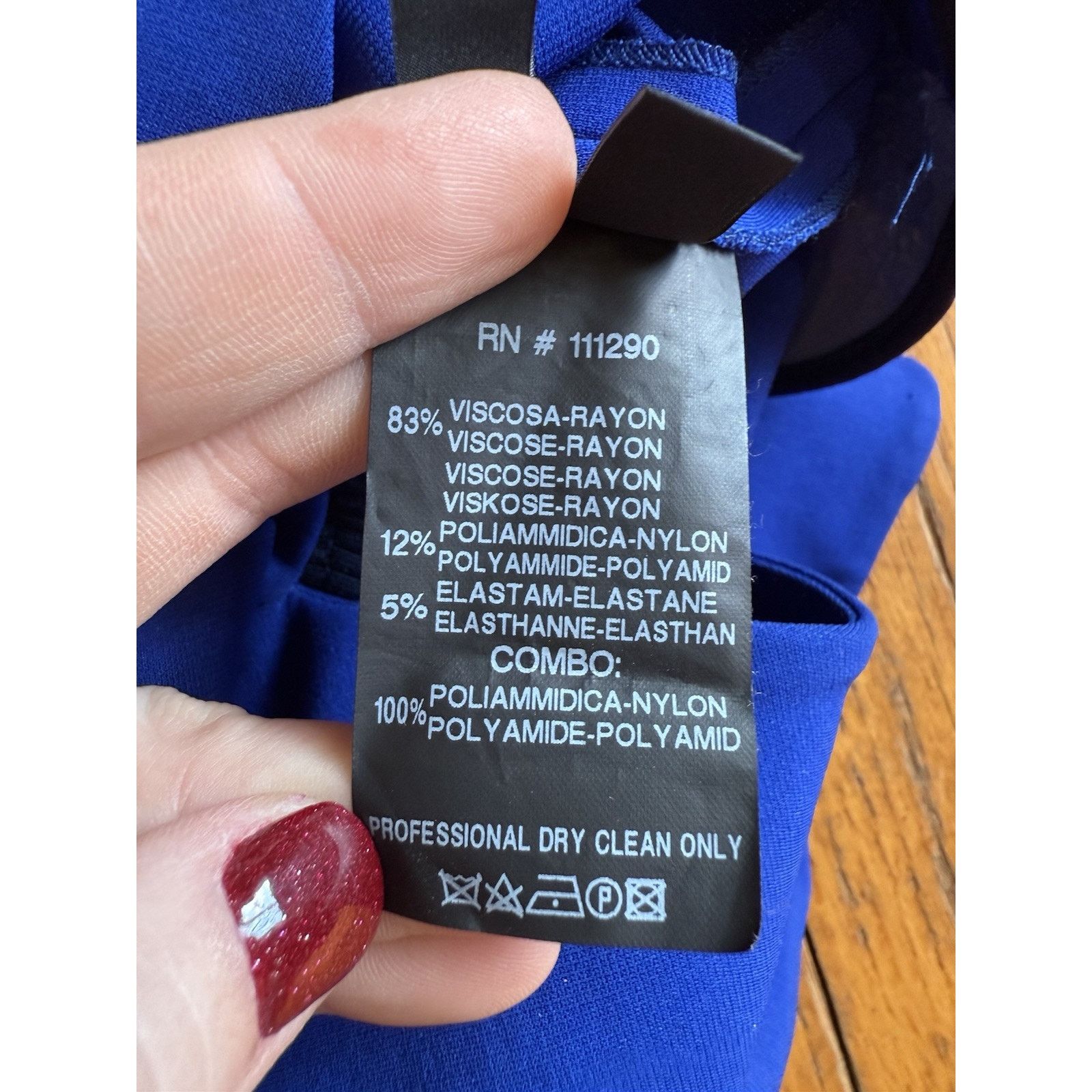 Other Derek Lam Womens Royal Blue V Neck Dress Size 4 NWT Size S / US 4 / IT 40 - 7 Thumbnail