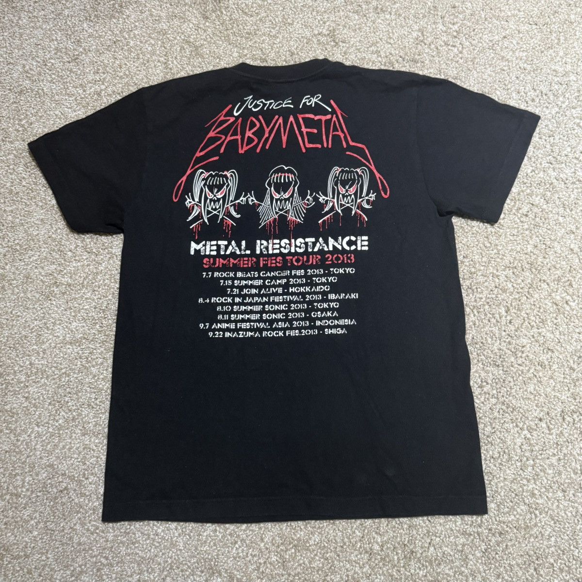 Other Babymetal Official Merchandise Tag Prinstar Size US S / EU 44-46 / 1 - 2 Thumbnail