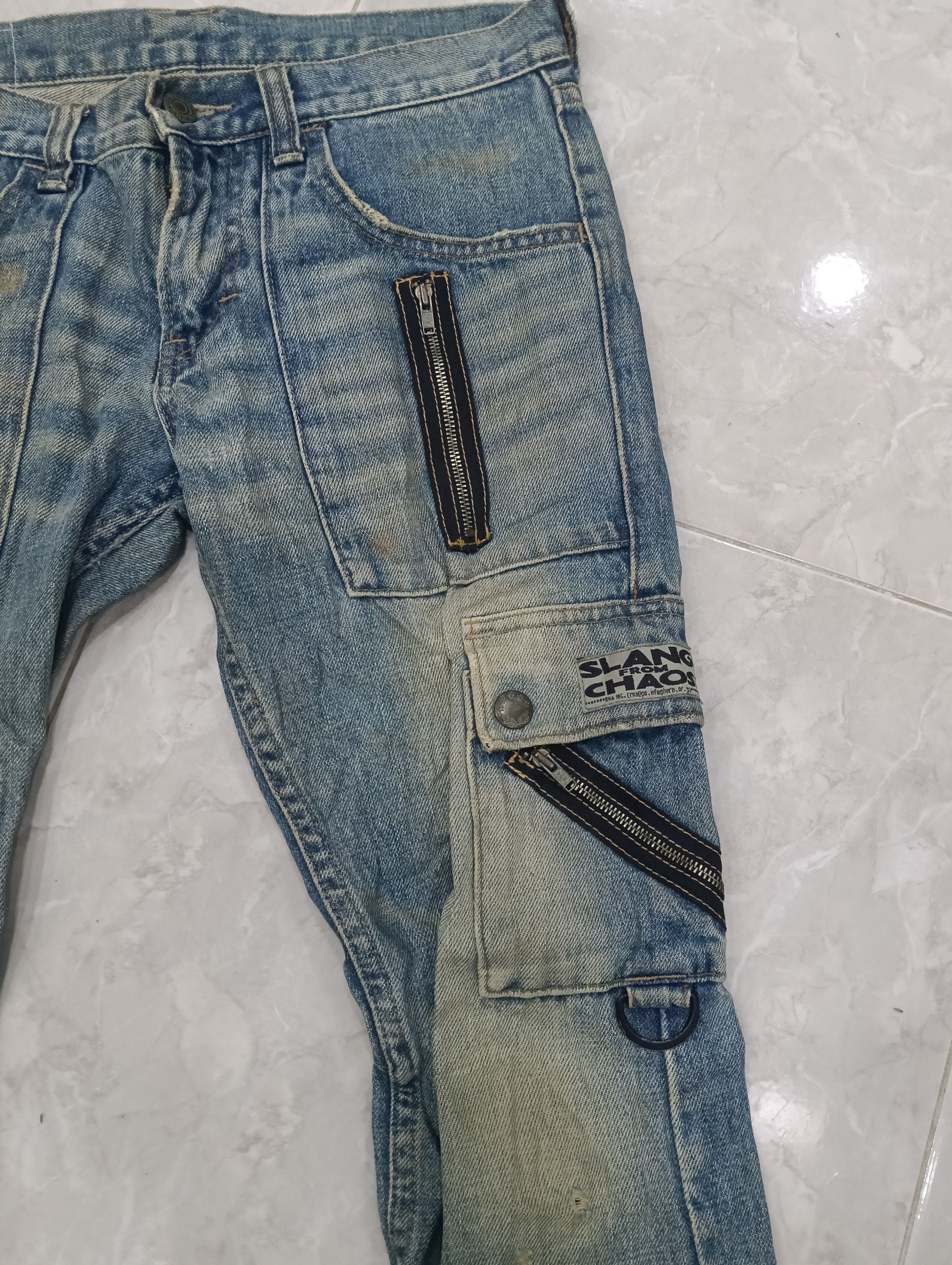 Le Grande Bleu (L.G.B.) RNA Slang Chaos Japan Brand Punk Anarchy Style Size 30" / US 8 / IT 44 - 4 Thumbnail