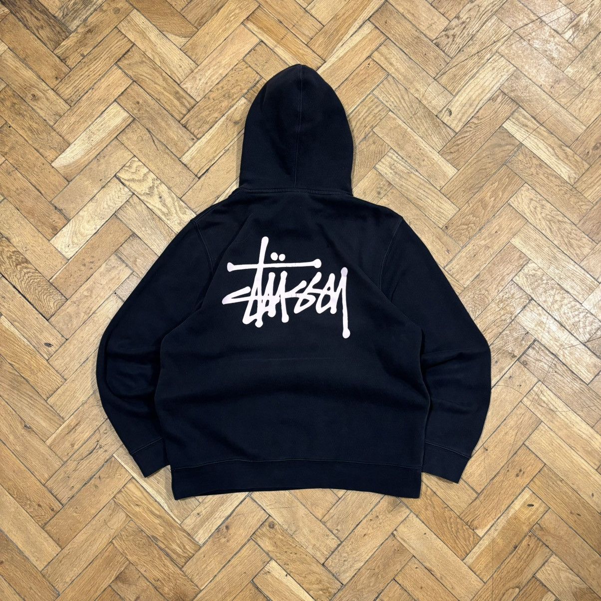 Stussy Vintage Stussy USA Baggy Hoodie Embroidered Logo Y2K Black Size US M / EU 48-50 / 2 - 1 Thumbnail