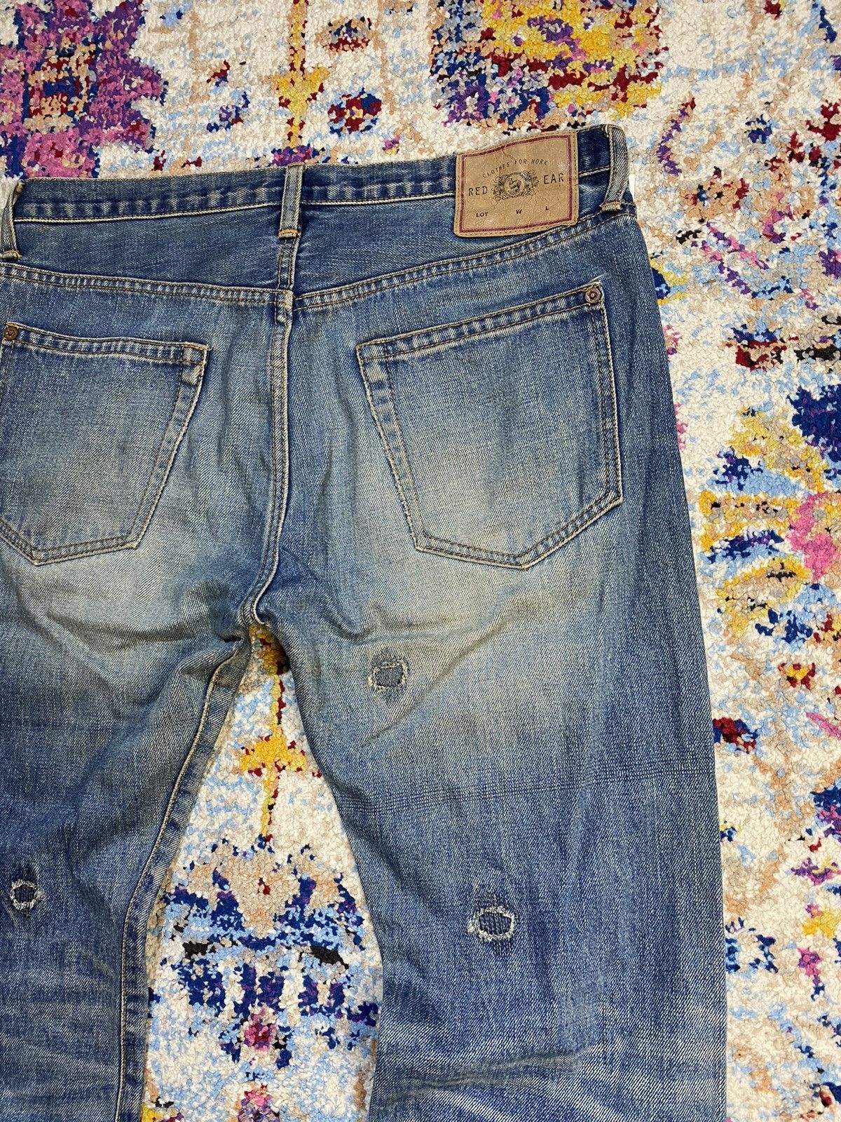 Paul Smith Selvedge Paul Smith Red Ear Japan Rework Patch Denim Jeans Size US 34 / EU 50 - 5 Thumbnail
