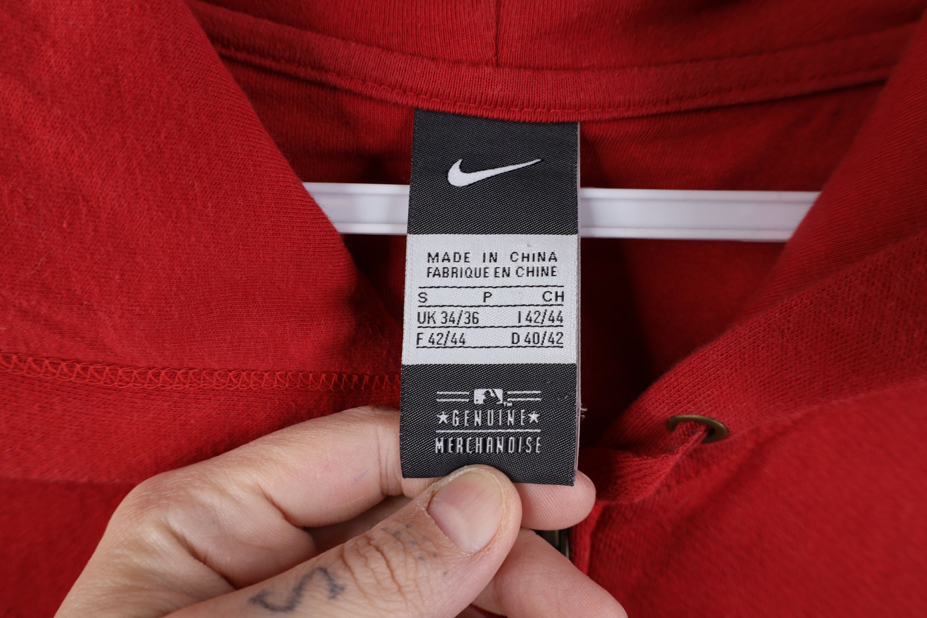 Nike Vintage Y2K Nike Scott Mini Swoosh Boston Red Sox Hoodie Red Size US S / EU 44-46 / 1 - 9 Thumbnail