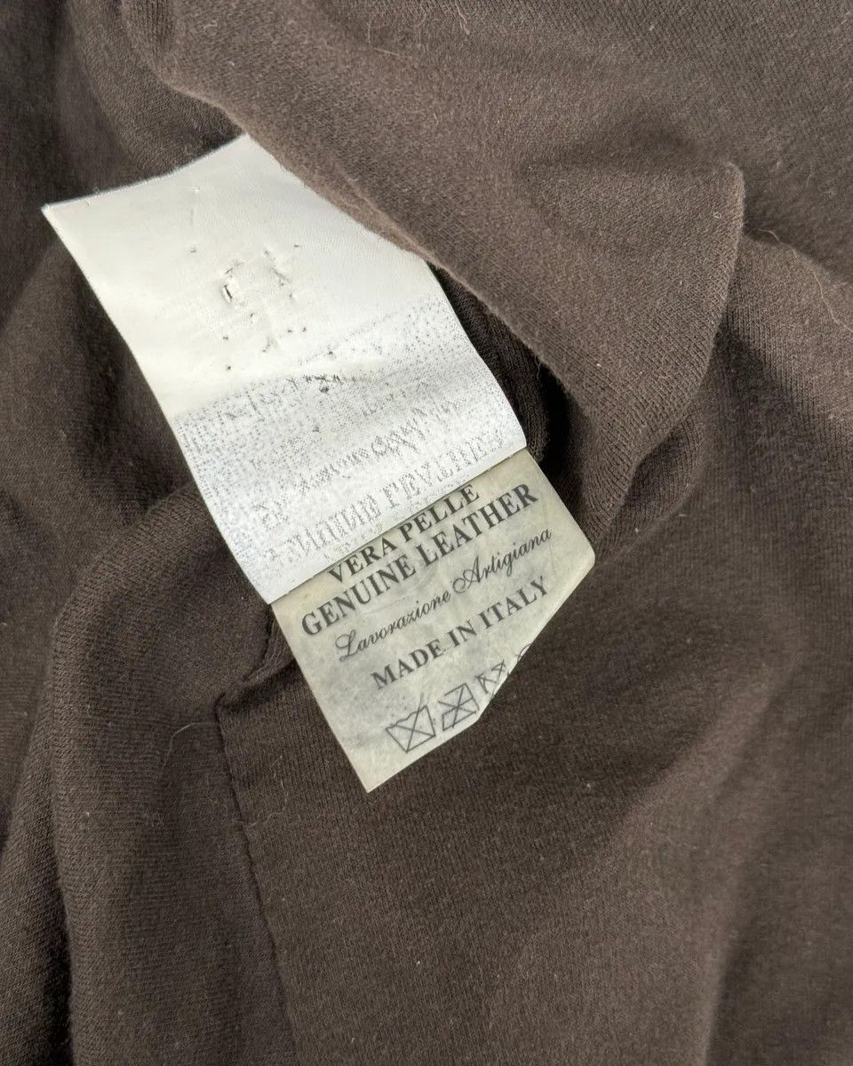 Vintage Salvatore Santoro Washed Brown Avant-Garde Leather Jacket Size US M / EU 48-50 / 2 - 10 Thumbnail
