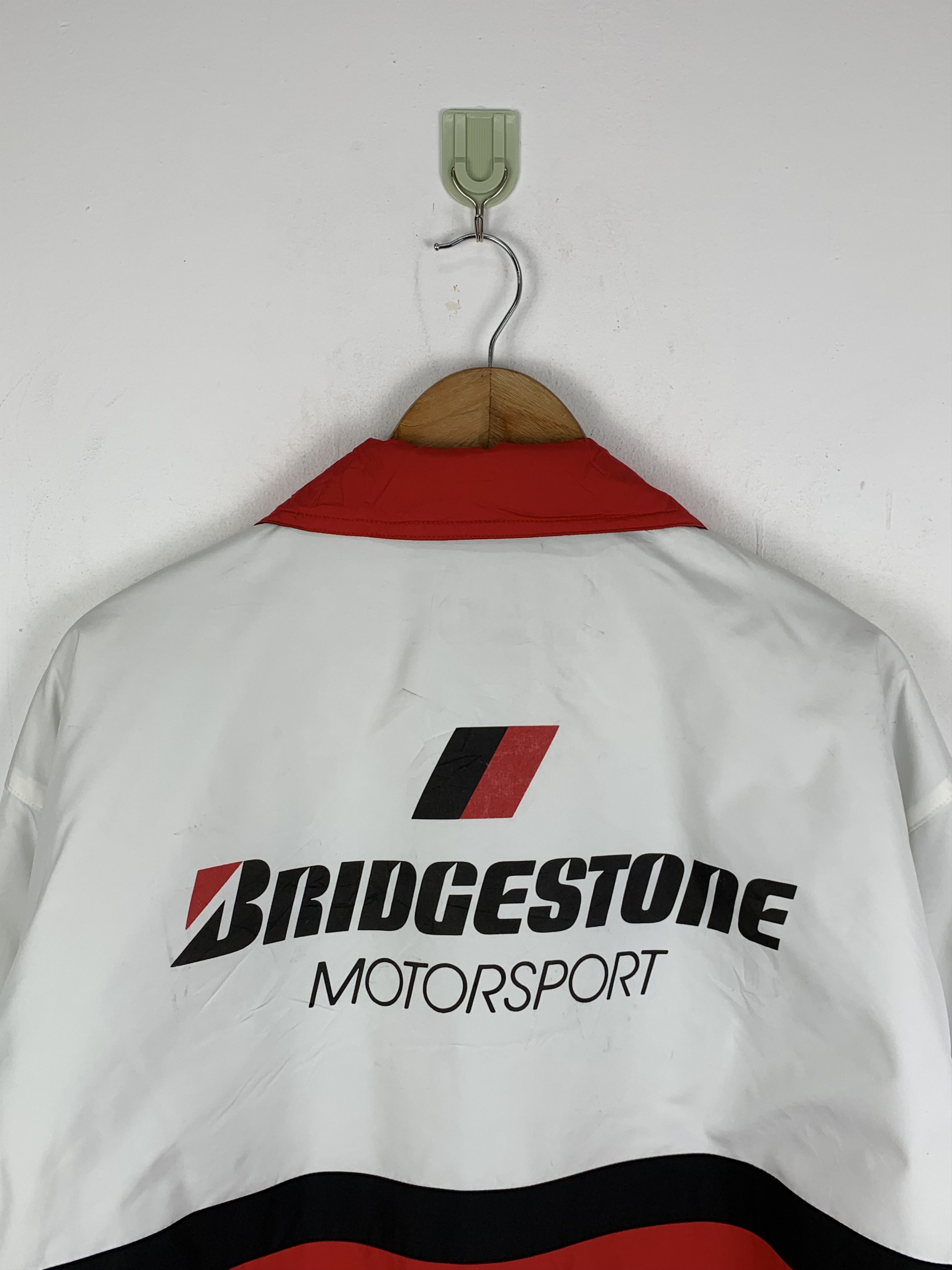 Vintage Vintage Bridgestone Racing Bomber Jacket J1419 Size US L / EU 52-54 / 3 - 4 Thumbnail
