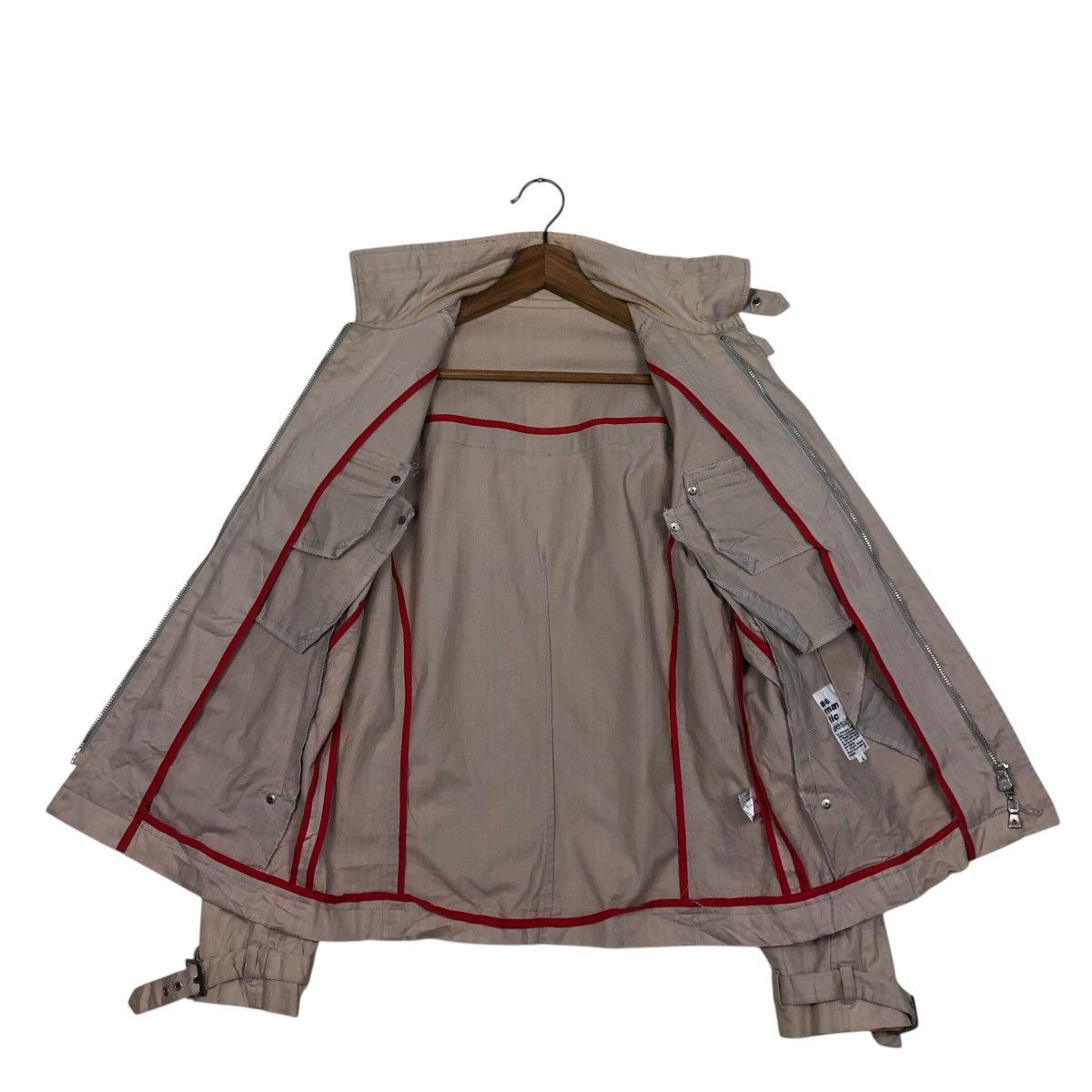 Japanese Brand Bomber Biker Jacket Punk Style Semantic Design Issey Miyake Size US L / EU 52-54 / 3 - 13 Thumbnail