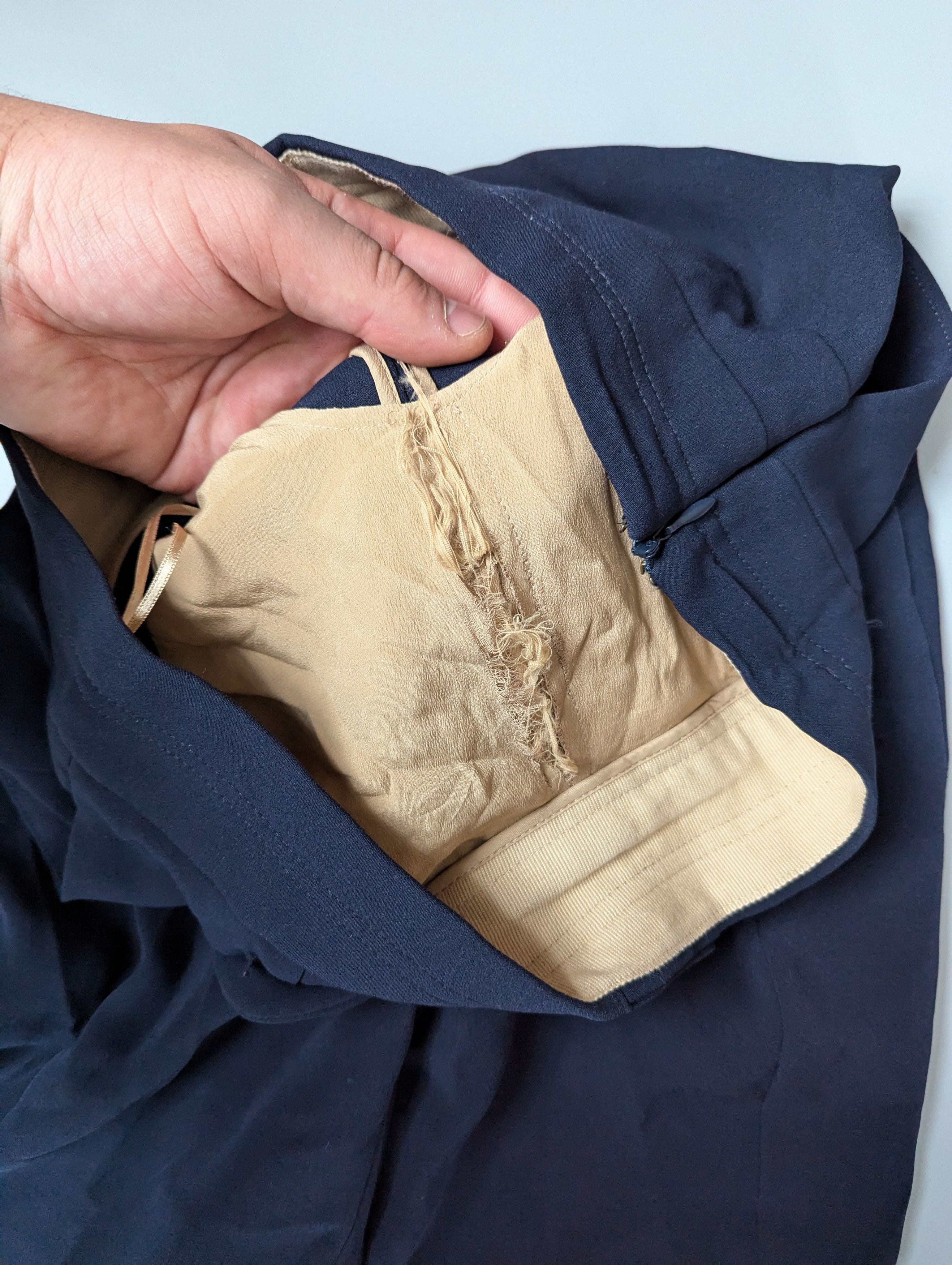 Chloe Chloé Straight pants navy Size 25" / US 0 / IT 36 - 7 Thumbnail