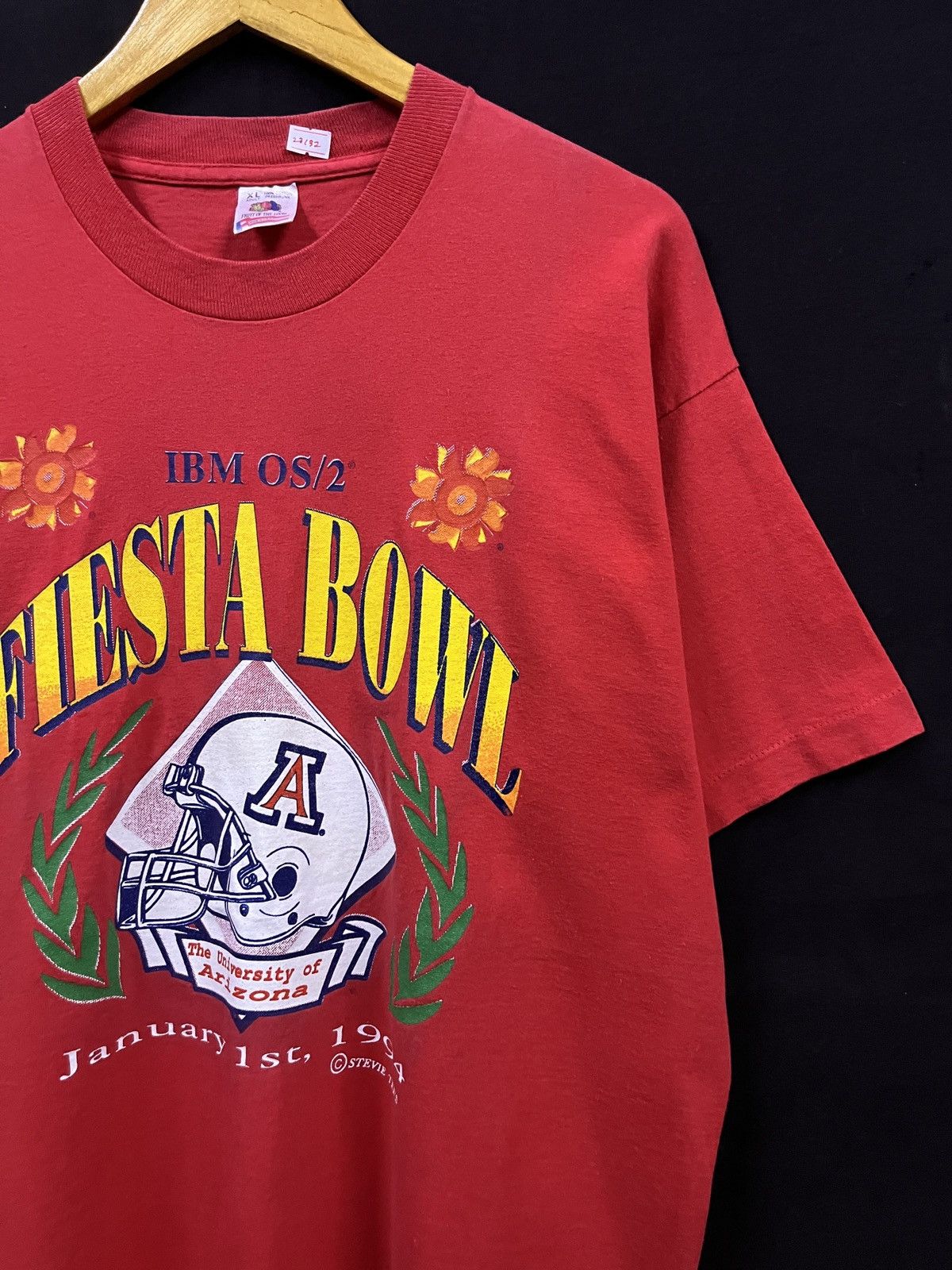 MLB VINTAGE 1994 FIESTA BOWL ARIZONA FRUIT OF THE LOOM TSHIRT Size US XL / EU 56 / 4 - 2 Thumbnail