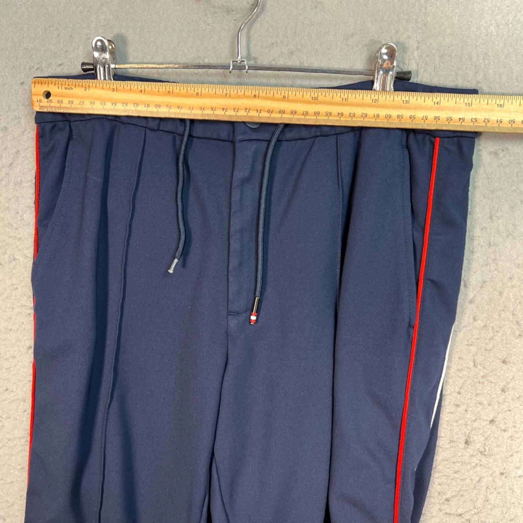 Kith Kith x Wilson Mens Track Pants Navy Blue Drawstring M Regular Size US 31 - 5 Thumbnail