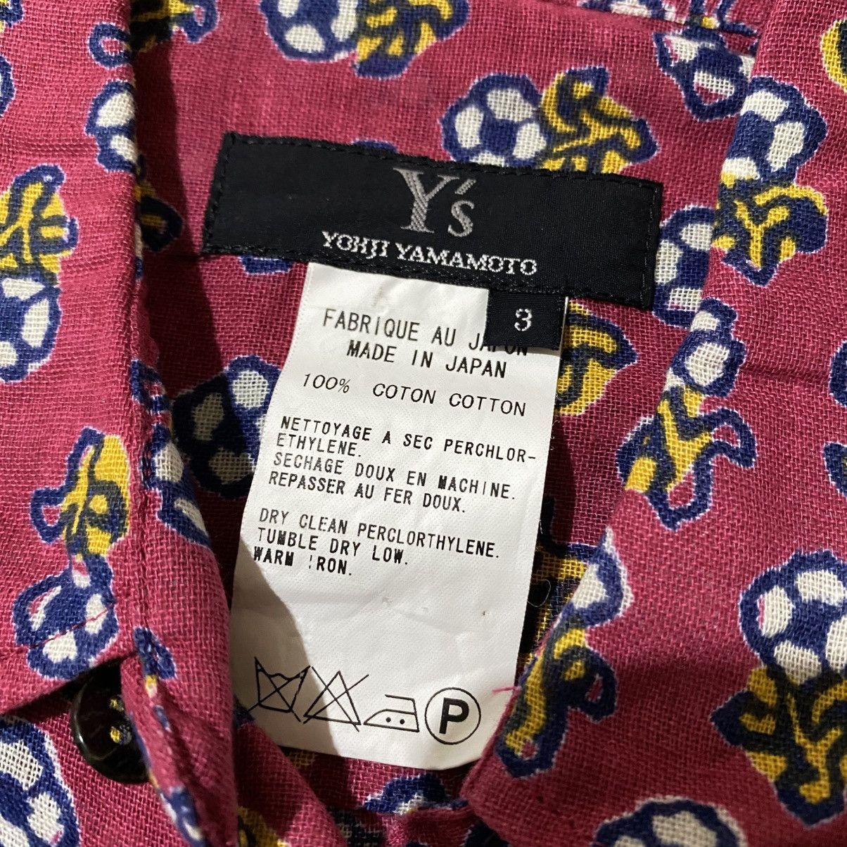 Yohji Yamamoto Yohji Yamamoto Ys Floral Shirt Size US M / EU 48-50 / 2 - 4 Thumbnail