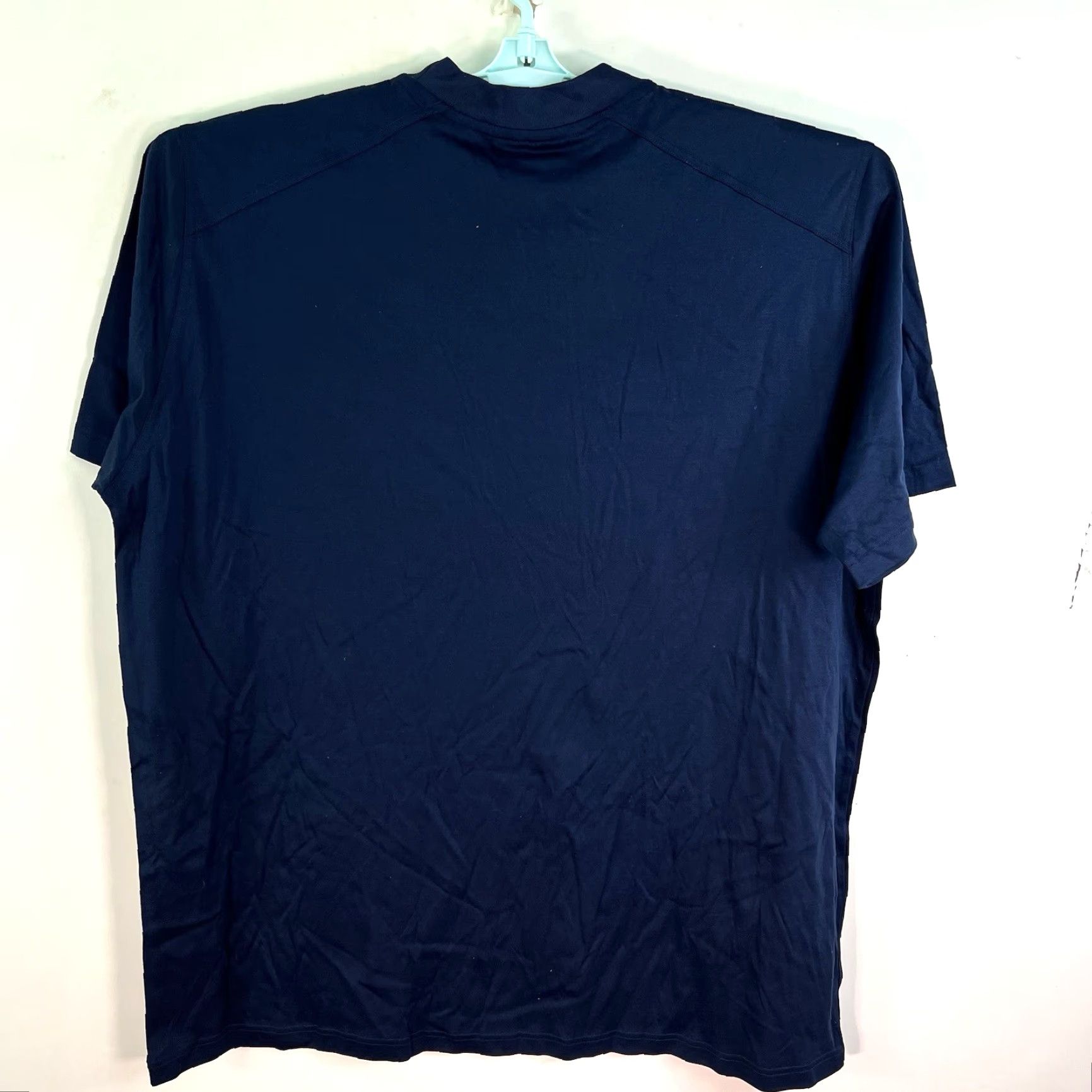 Vintage VINTAGE Novila Germany T-Shirt Men 3XL Blue Cotton Crew Neck Short Sleeve All Seasons Size US XXL / EU 58 / 5 - 4 Thumbnail