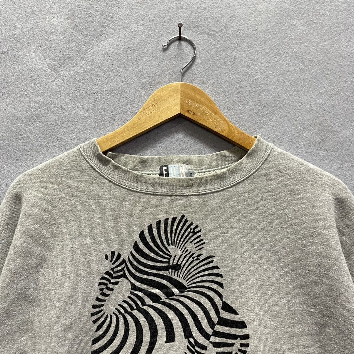 Kansai Yamamoto 1990s KANSAIMAN (Kansai Yamamoto) FUN Jeans Sweatshirt Size US M / EU 48-50 / 2 - 2 Thumbnail