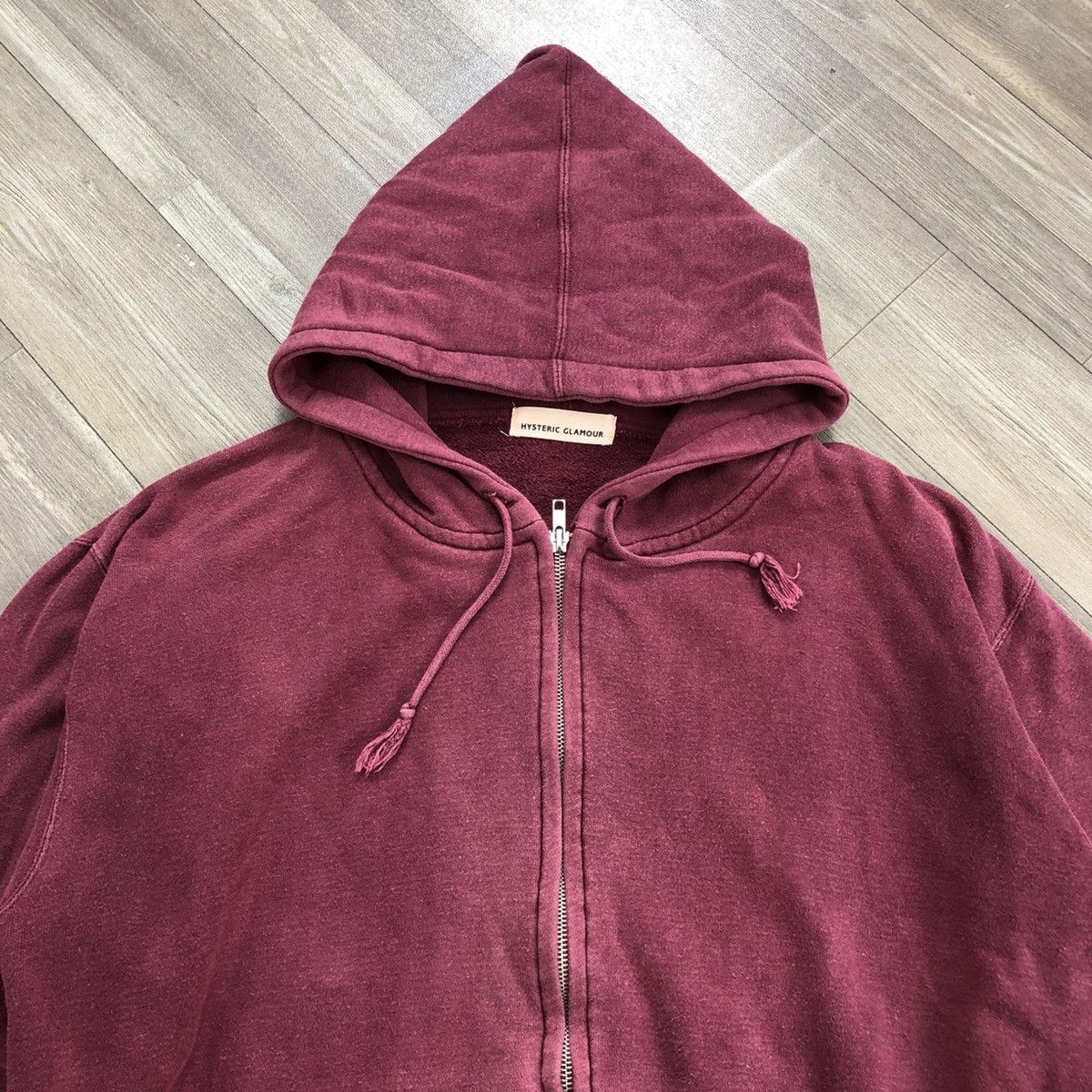 Hysteric Glamour × Japanese Brand Vintage Hysteric Glamour Iconic Women Sleep Zipper Hoodie Size US L / EU 52-54 / 3 - 10 Thumbnail