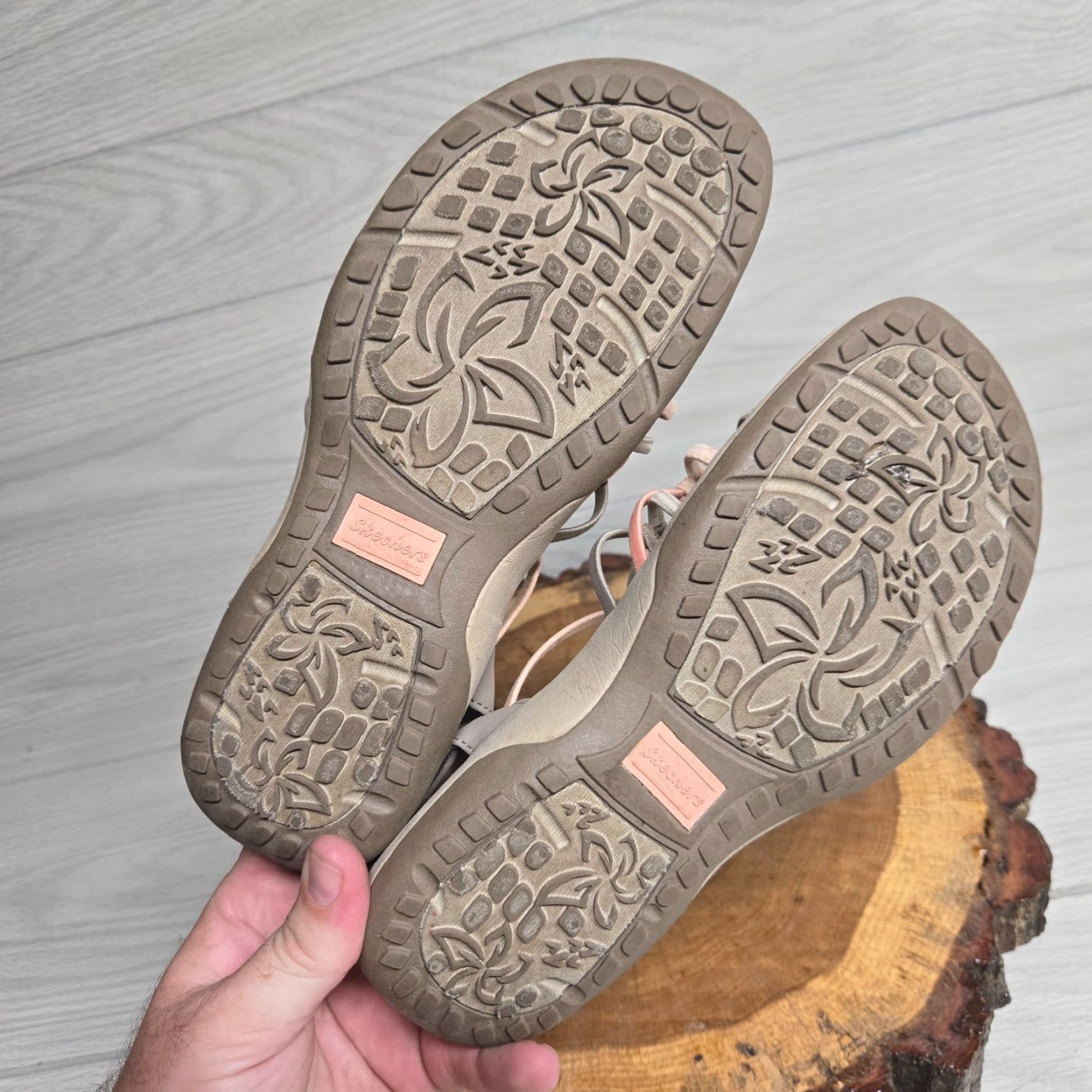 SKECHERS VINTAGE Skechers Women Sandals Adult Size 8.5 Brown Leather Strappy Shoes Size US 9 / IT 39 - 5 Thumbnail