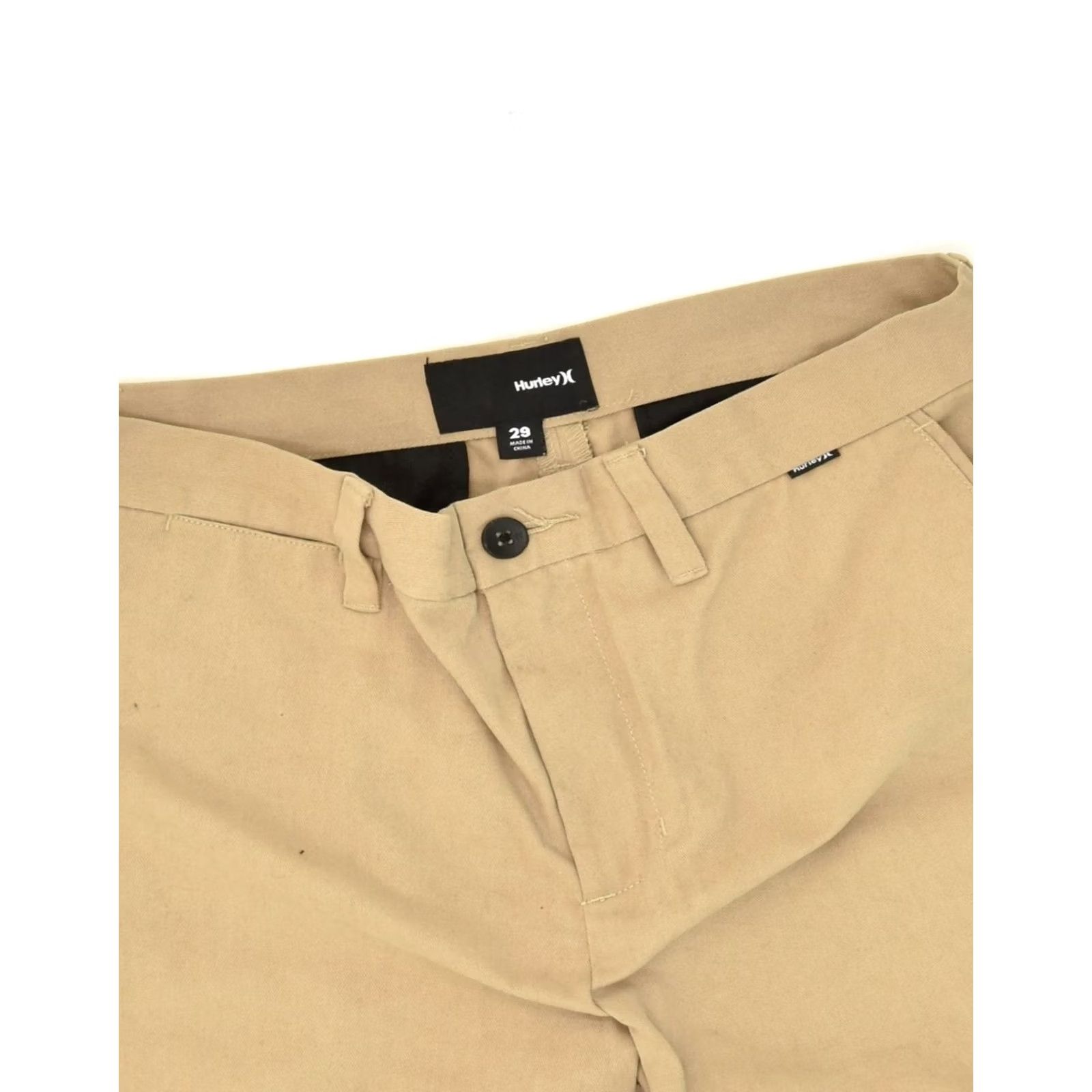 Hurley Hurley Shorts Womens W29 Medium Brown Chino Cotton Size 29" - 3 Thumbnail