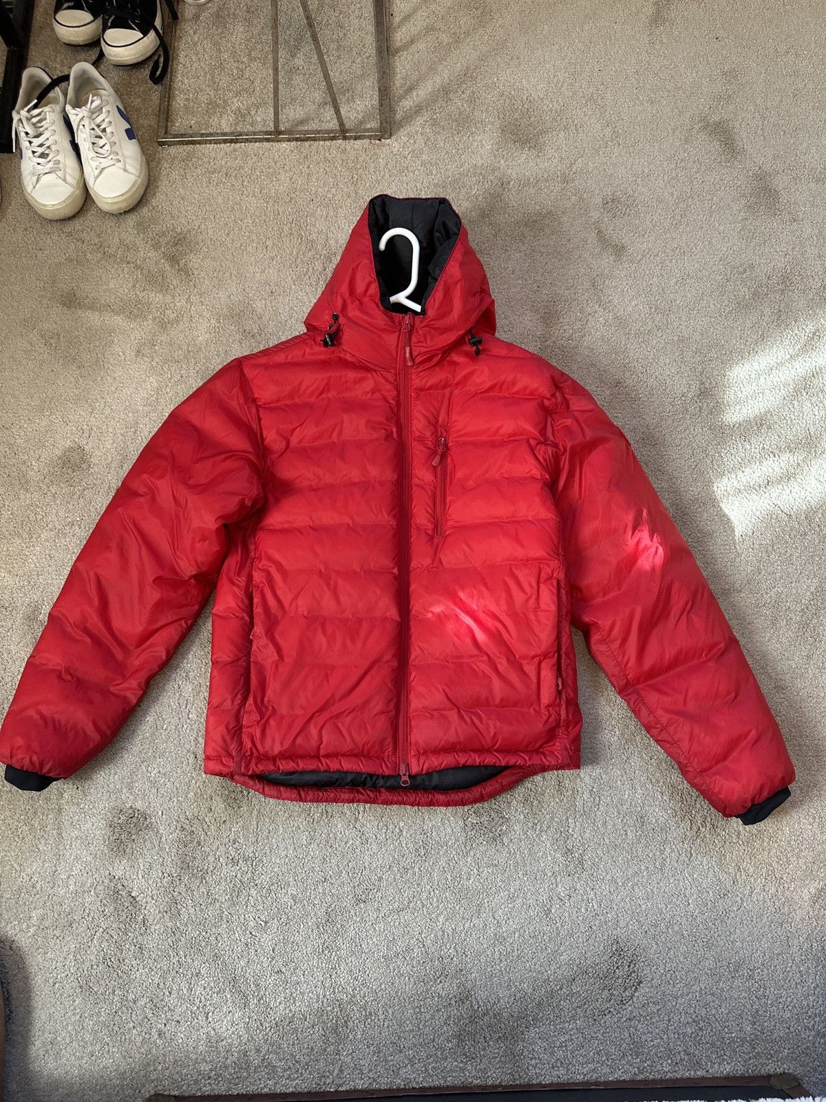 image of Canada Goose Lodge Hoody in Red, Men's (Size Small)