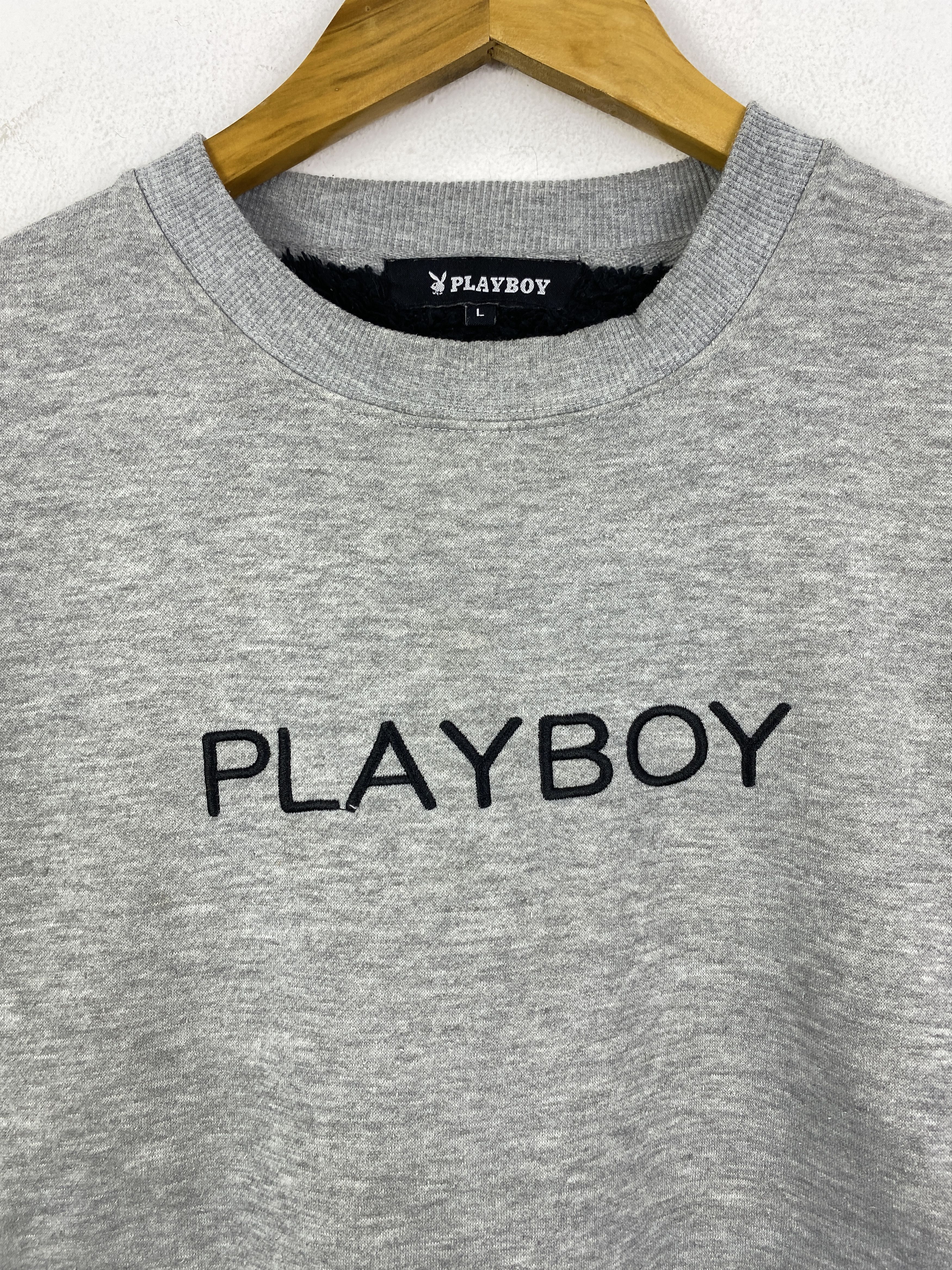 Playboy Vintage Playboy Wording Crewneck Sweatshirt SH0230 Size US L / EU 52-54 / 3 - 7 Thumbnail