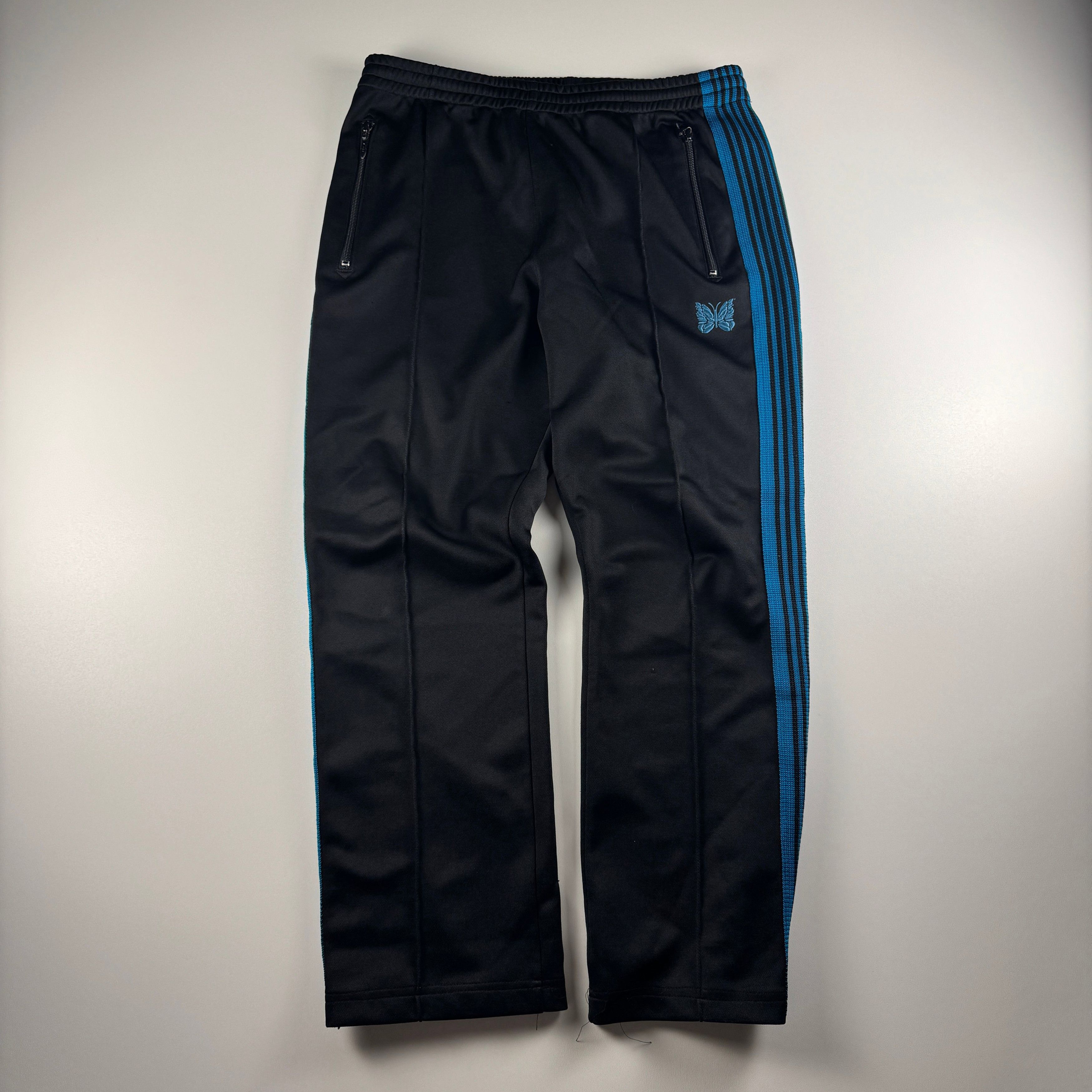 Other Needles Black Blue Line Track Pants (M) Size US 30 / EU 46 - 1 Thumbnail