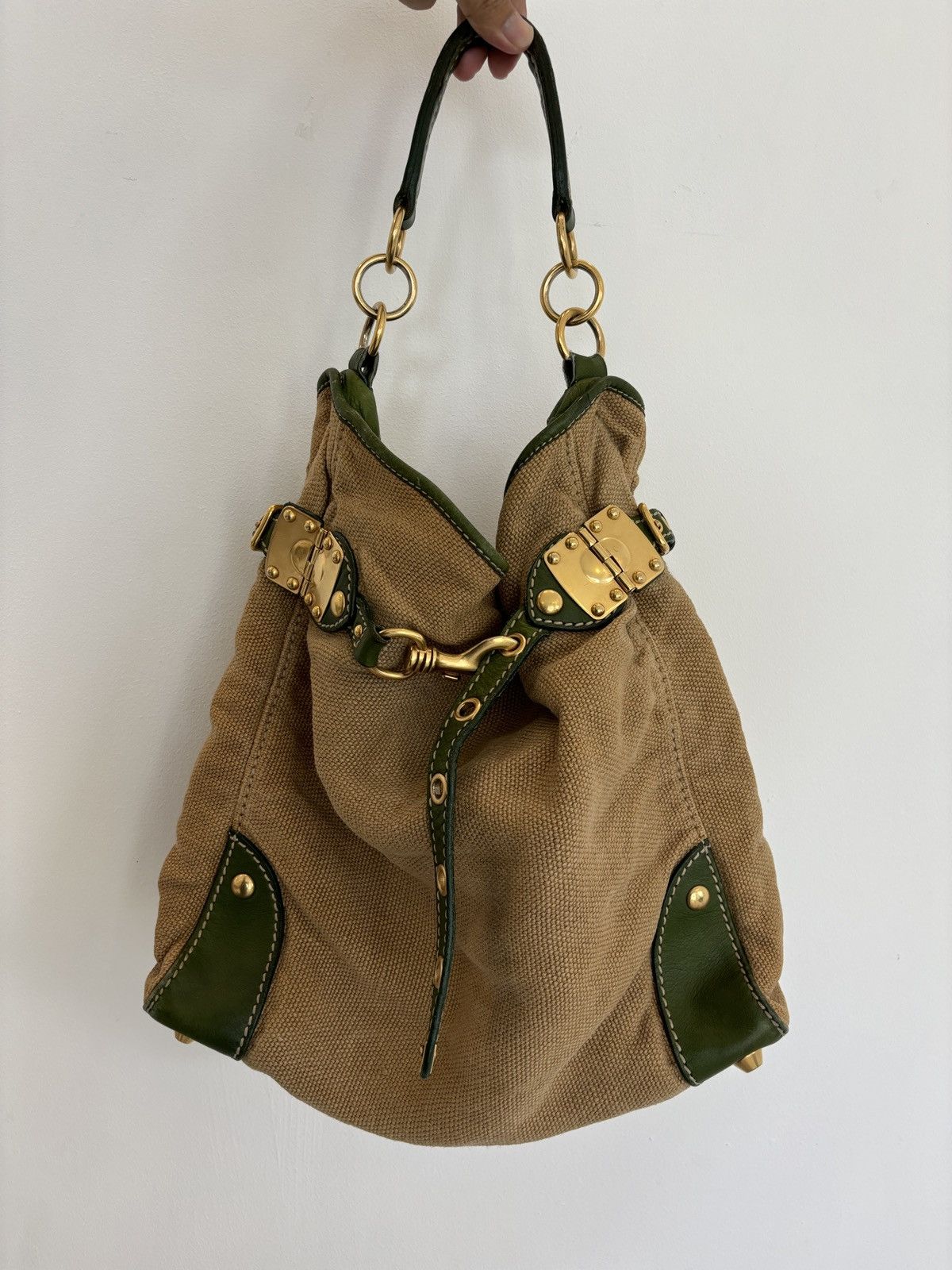 Miu Miu Miu Miu Canvas tote bag. Size ONE SIZE - 1 Thumbnail