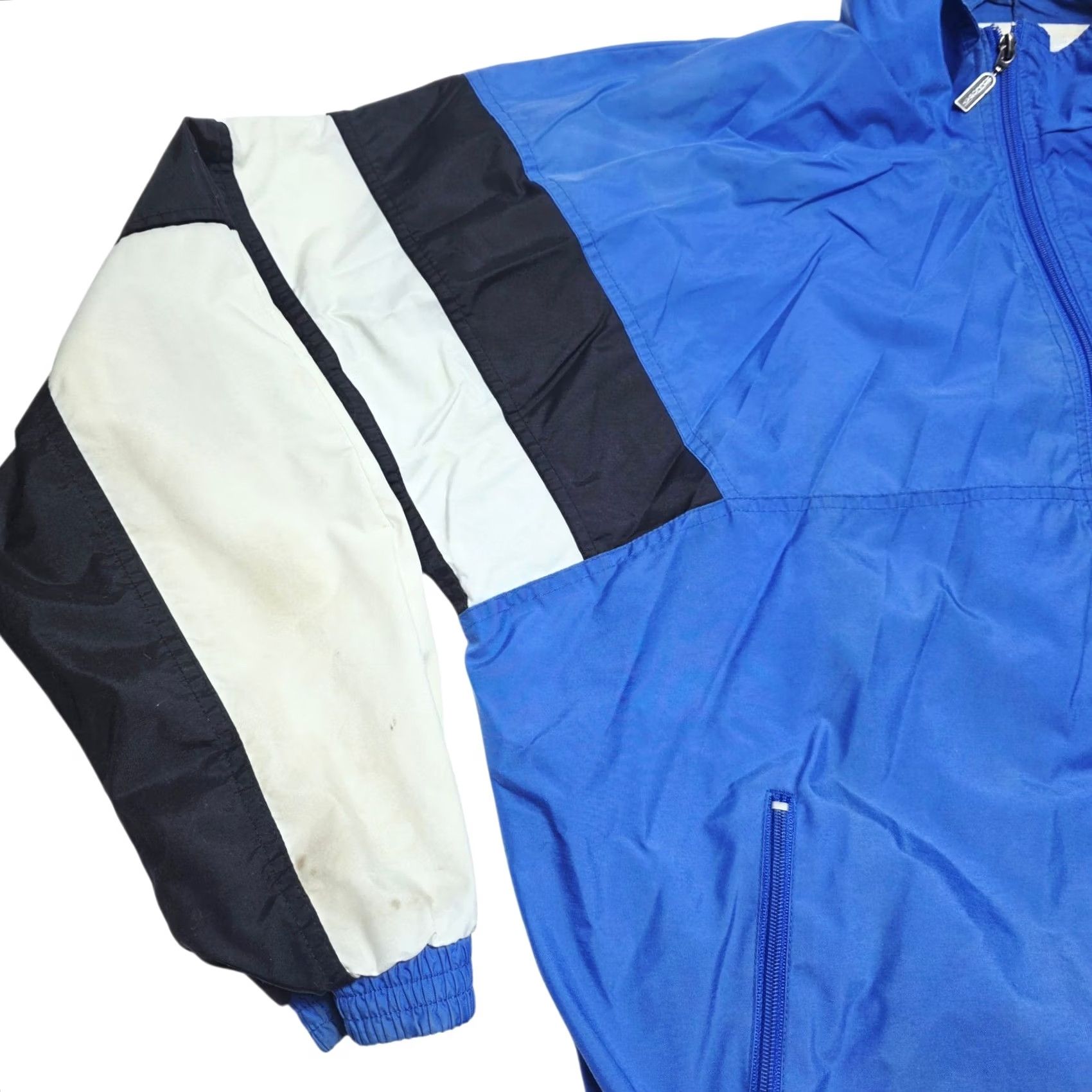 Holloway VINTAGE Holloway Track Jacket Mens Large Blue 90s Team Sports Windbreaker Full Zip Size US L / EU 52-54 / 3 - 3 Thumbnail