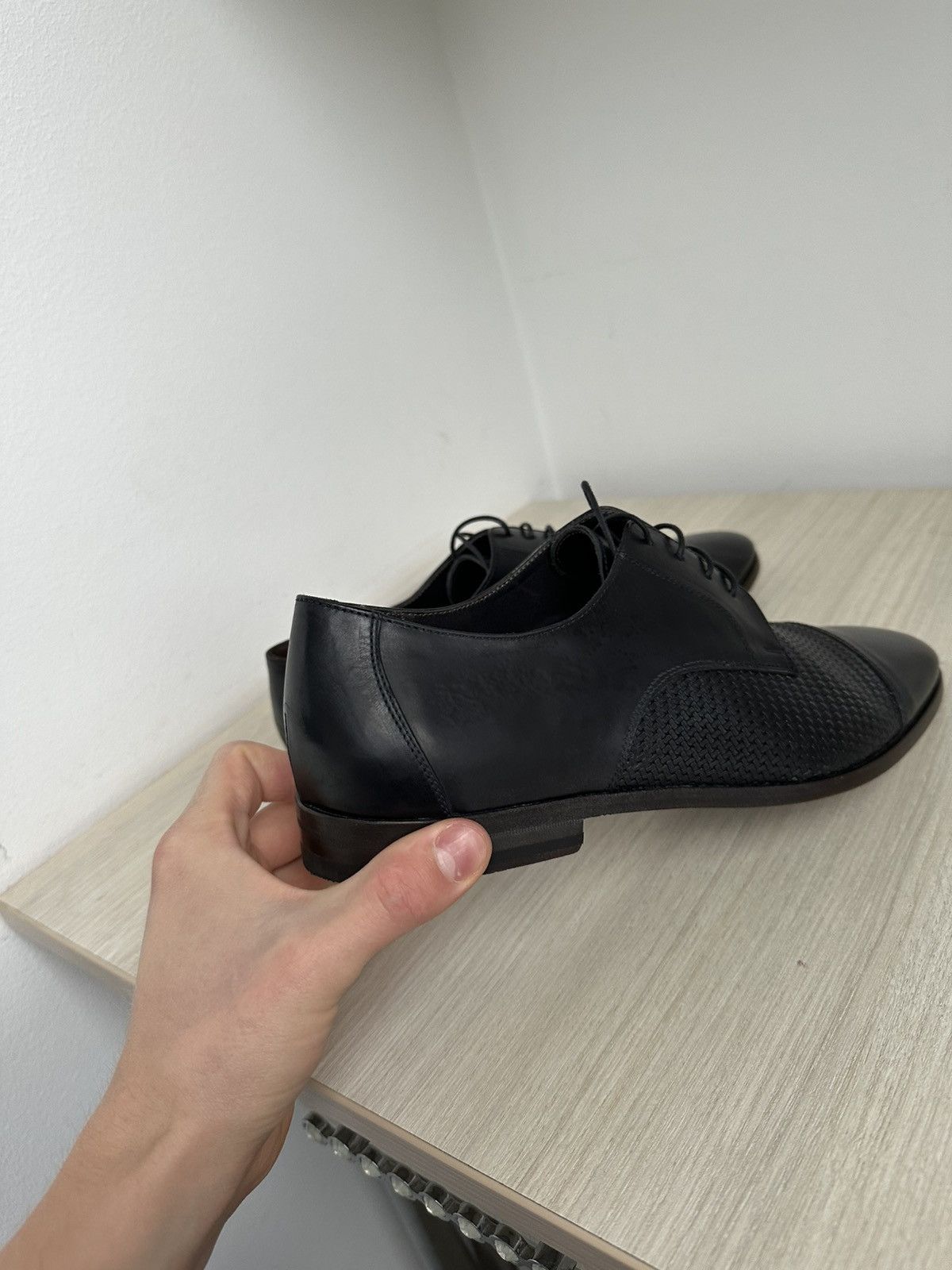 Canali Canali Leather Oxford Shoes Size US 8 / EU 41 - 9 Thumbnail