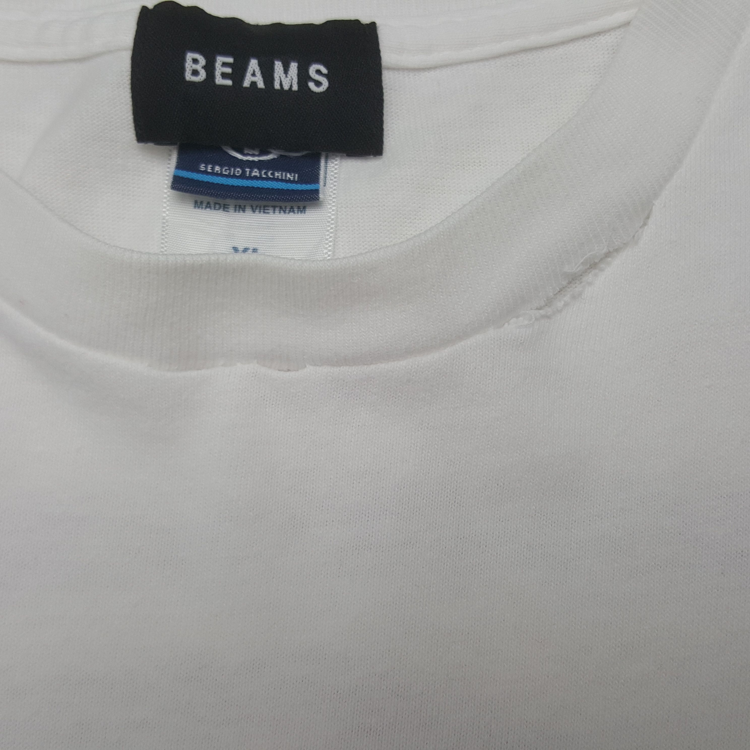 Sergio Tacchini Vintage Beams x Sergio Tacchini Tshirt Size US L / EU 52-54 / 3 - 5 Thumbnail