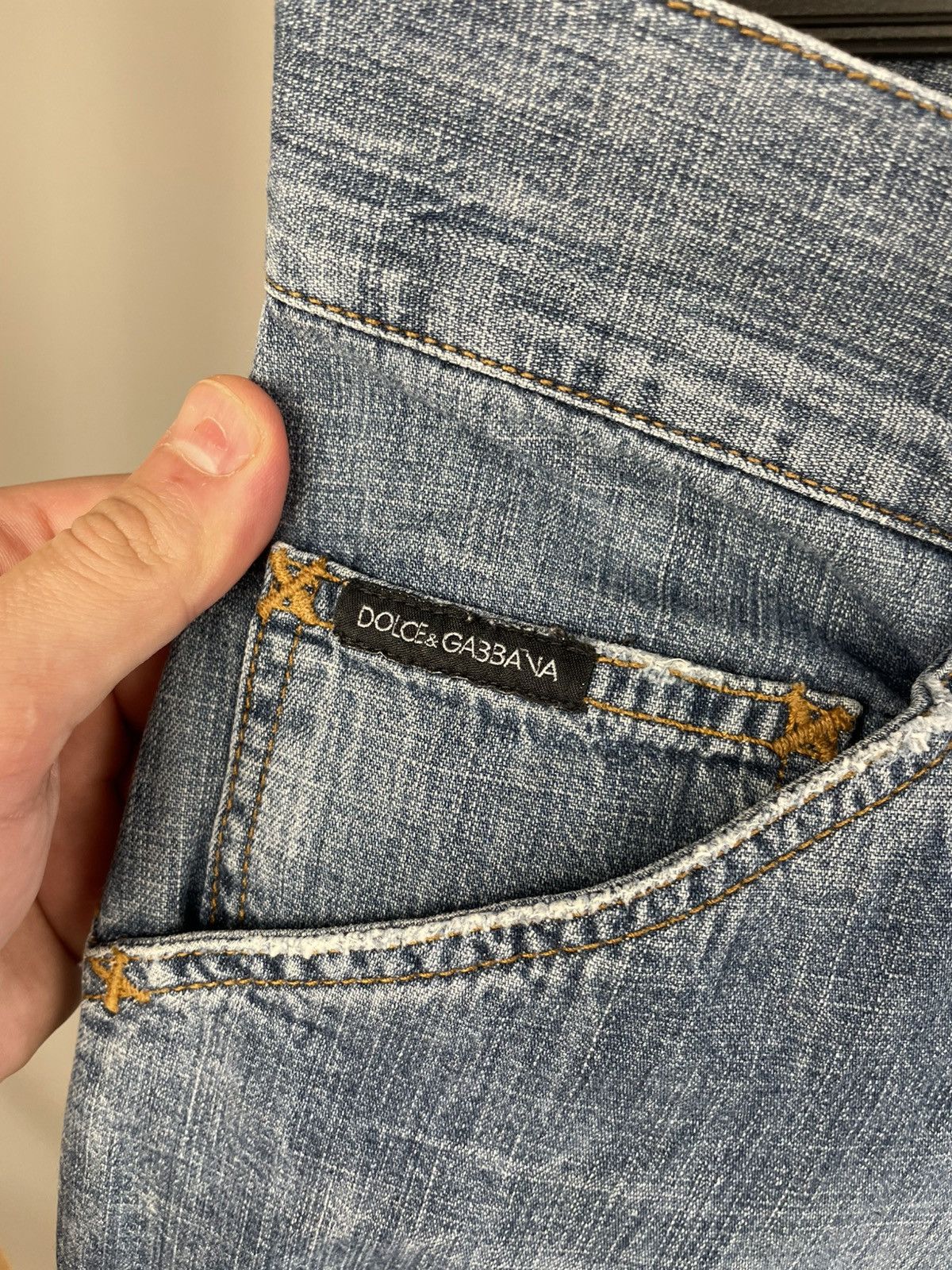 Dolce & Gabbana Crazy vintage dolce gabbanna jeans size 32 (48) y2k Size US 32 / EU 48 - 10 Thumbnail