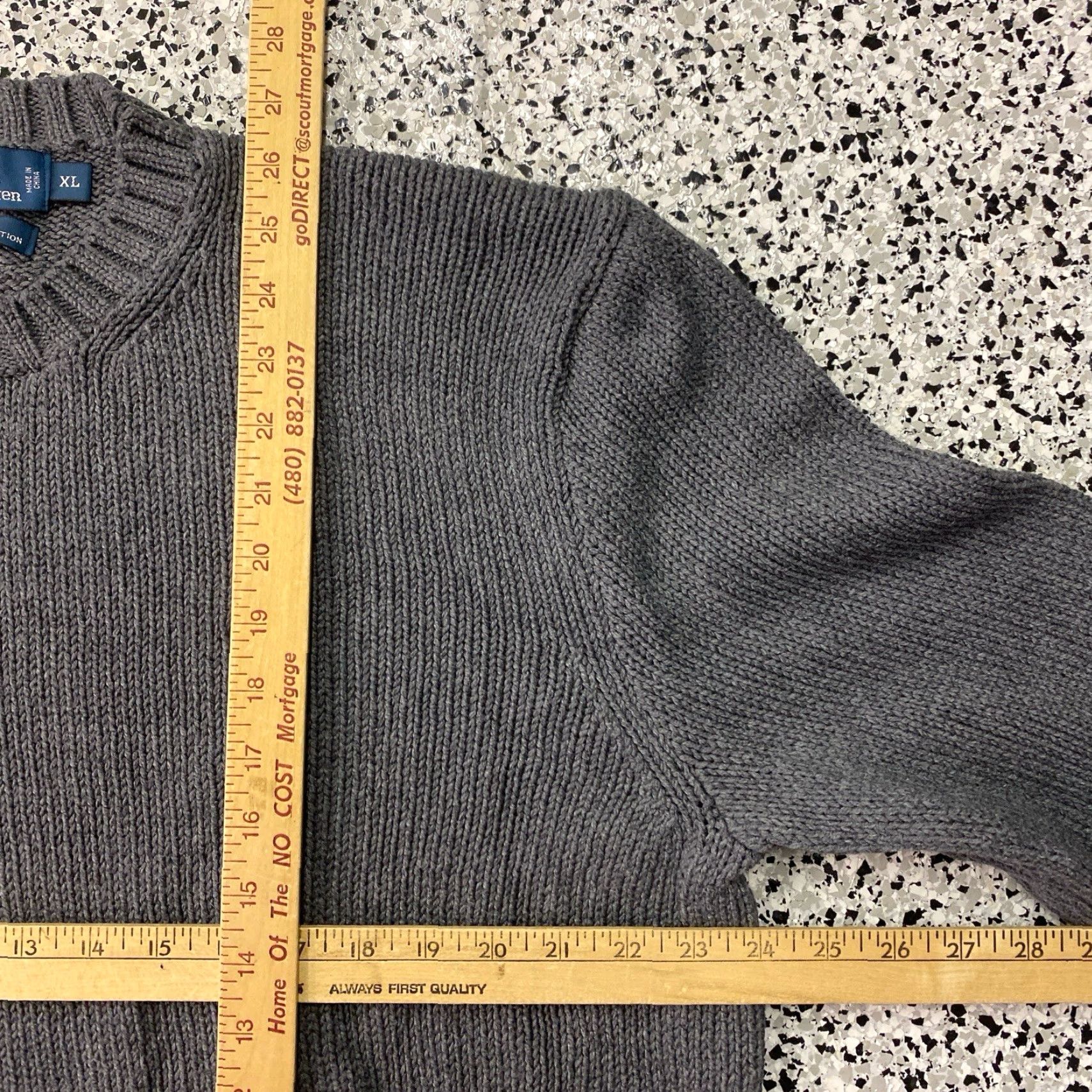 Polo Ralph Lauren VINTAGE Polo Ralph Lauren Knit Sweater Men’s XL Grey Pullover Pony Size US XL / EU 56 / 4 - 2 Thumbnail