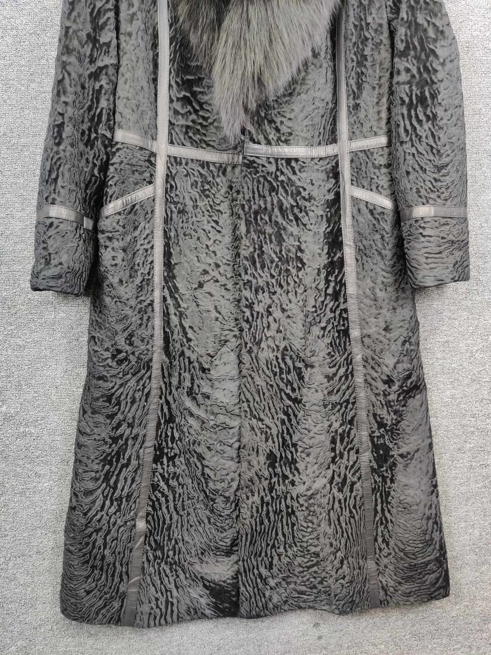 The Unbranded Brand Vintage Unbrand Leather Faux Fur Long Coat Size US M / EU 48-50 / 2 - 9 Thumbnail
