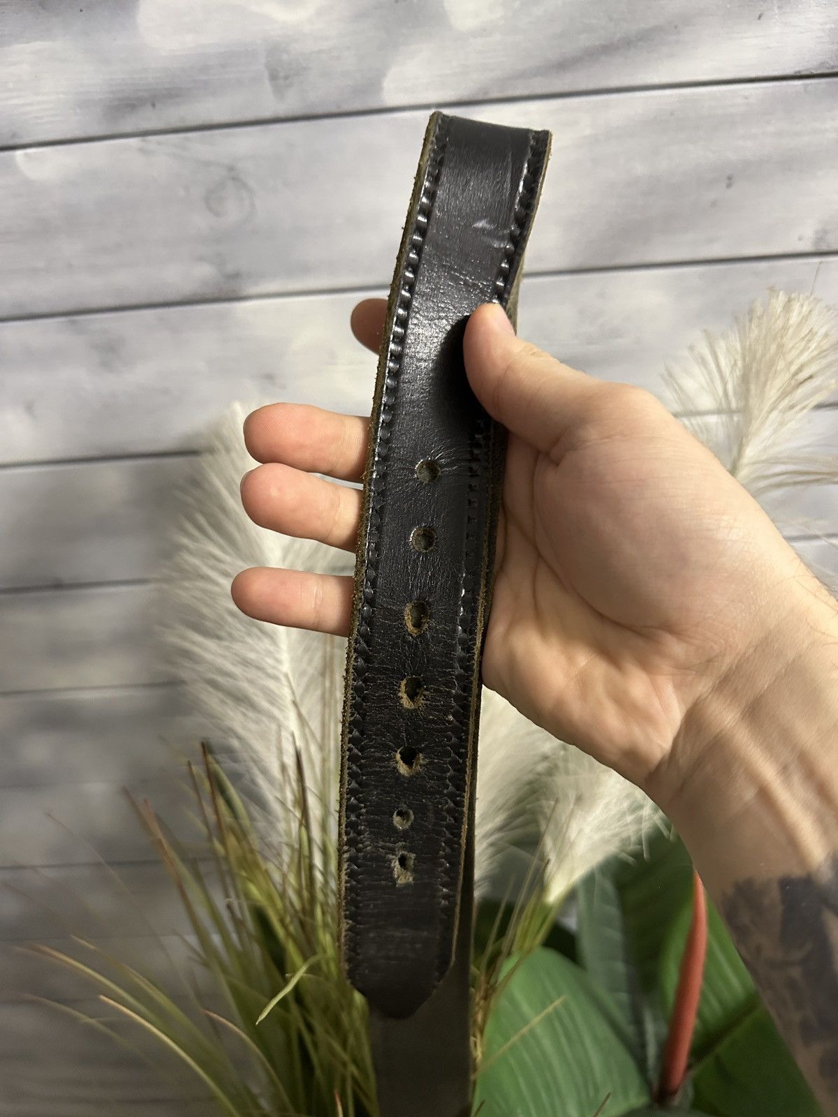 Leather Rare Vintage Leather Belt Wells Fargo and Company Omaha Size ONE SIZE - 6 Thumbnail